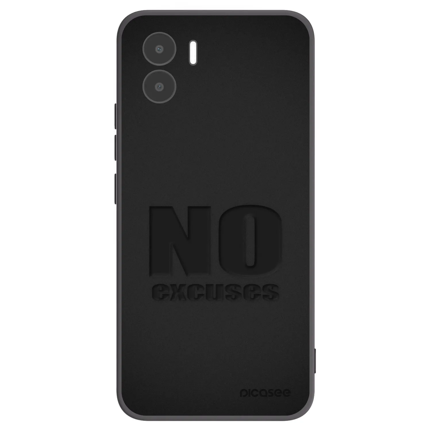 Picasee husă neagră din silicon pentru Xiaomi Redmi A2 - No Excuses