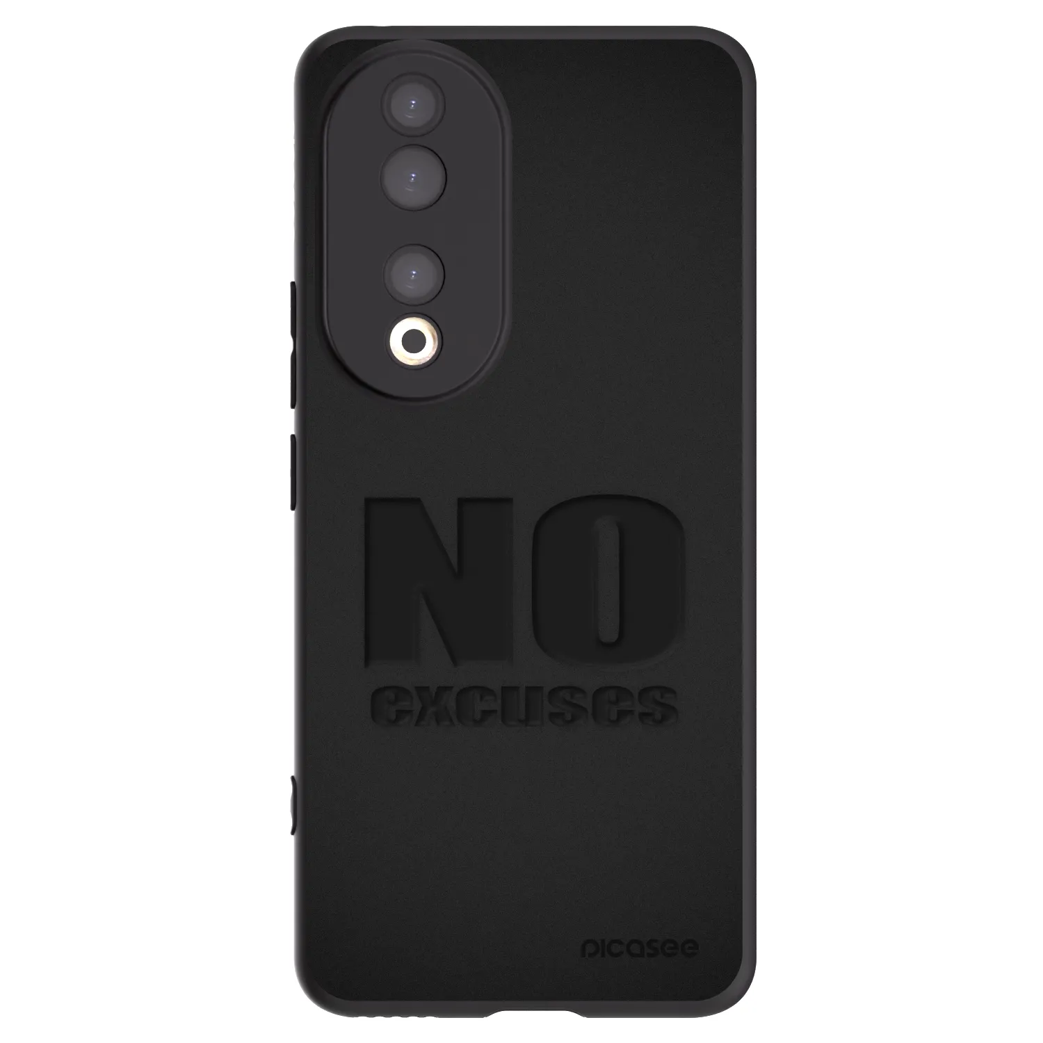 Picasee husă neagră din silicon pentru Honor 90 5G - No Excuses