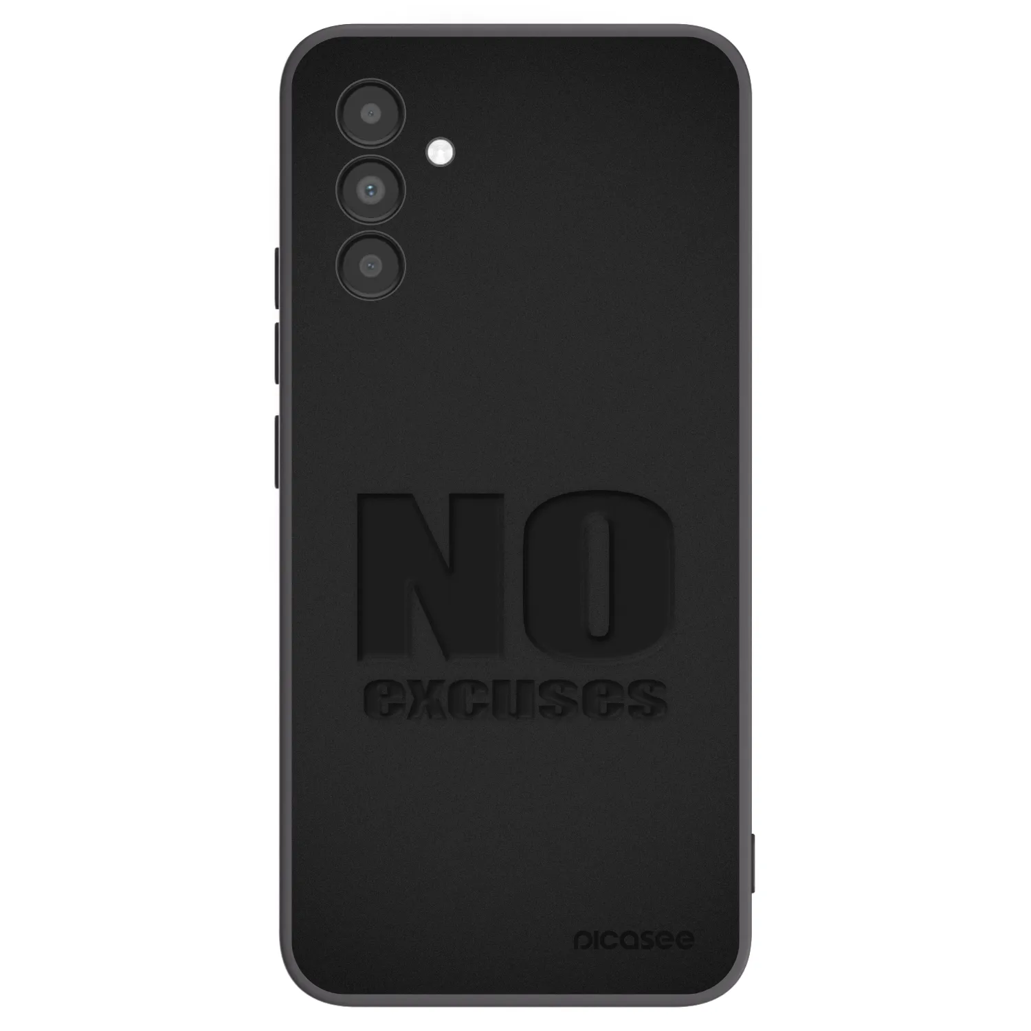 Picasee husă neagră din silicon pentru Samsung Galaxy A04s A047F - No Excuses