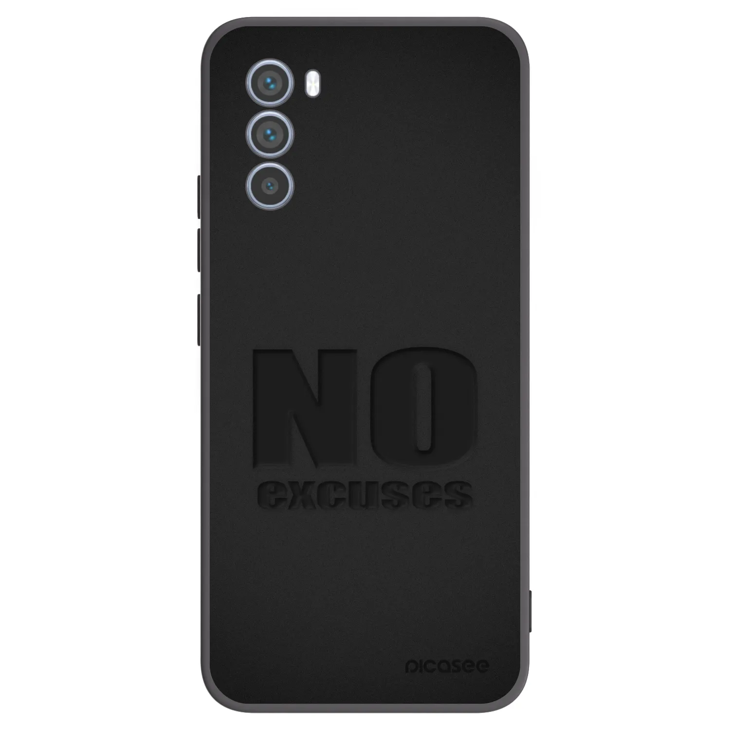 Picasee husă neagră din silicon pentru Motorola Moto G62 - No Excuses