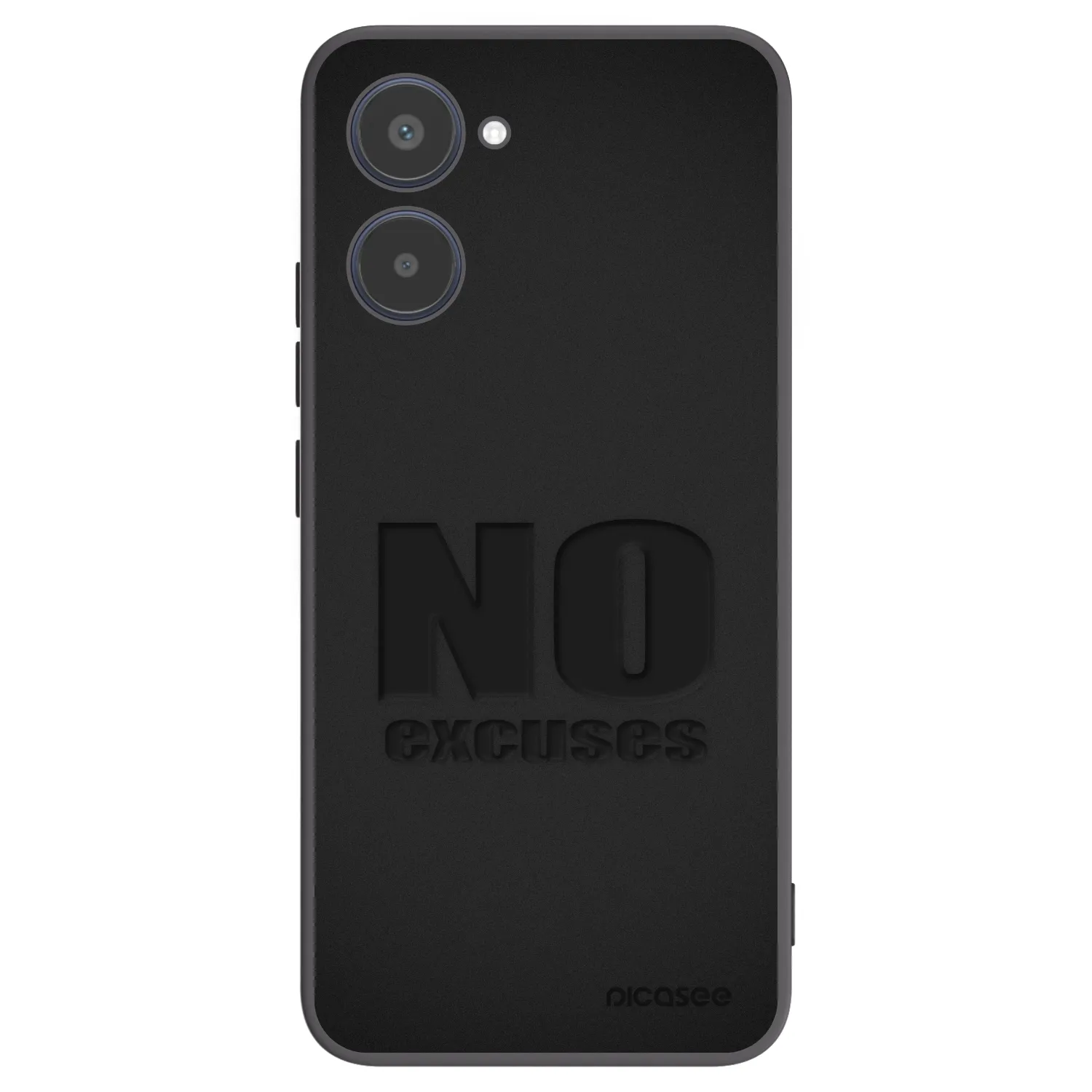 Picasee husă neagră din silicon pentru Realme 10 4G - No Excuses