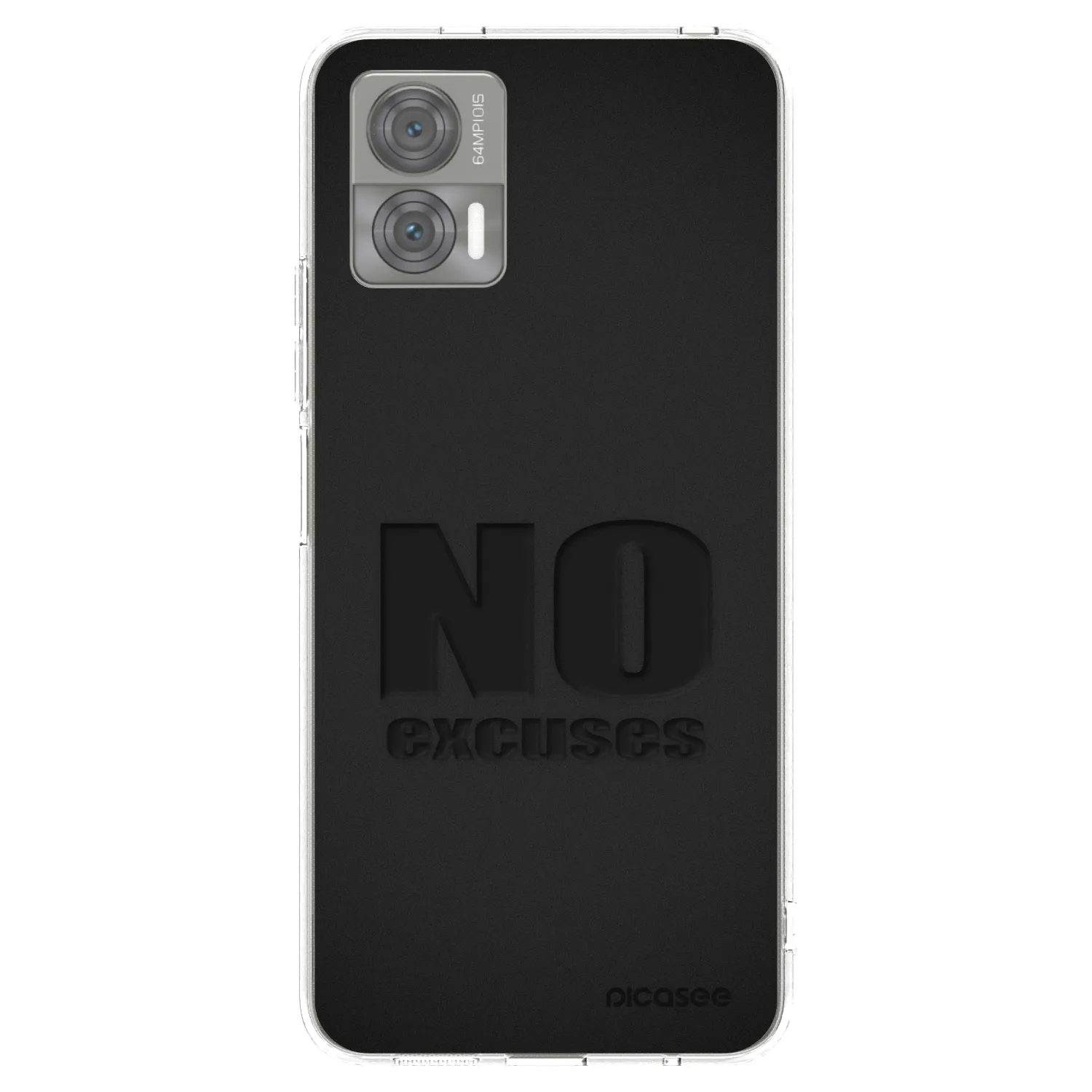 Picasee husă transparentă din silicon pentru Motorola Edge 30 Neo - No Excuses
