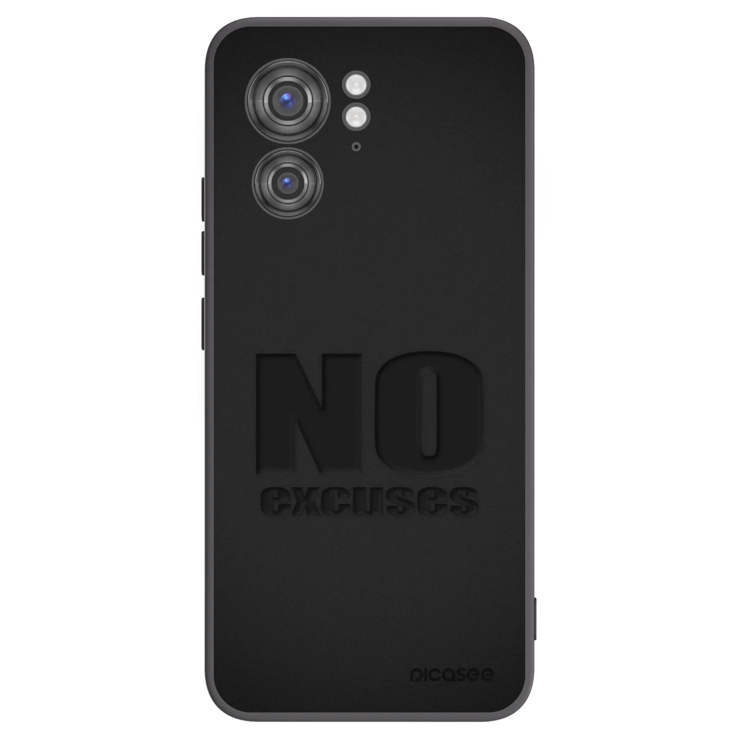 Picasee husă neagră din silicon pentru Motorola Edge 40 - No Excuses