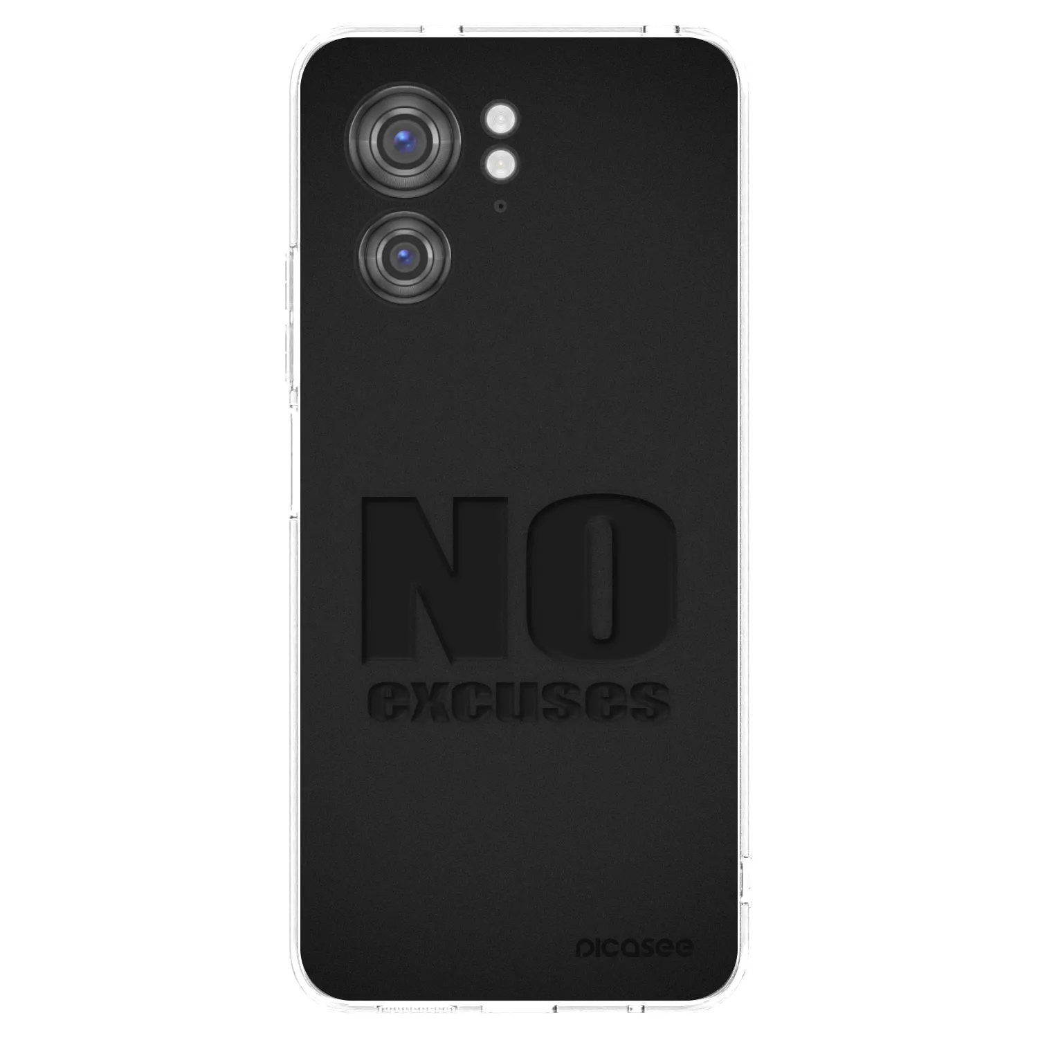 Picasee husă transparentă din silicon pentru Motorola Edge 40 - No Excuses