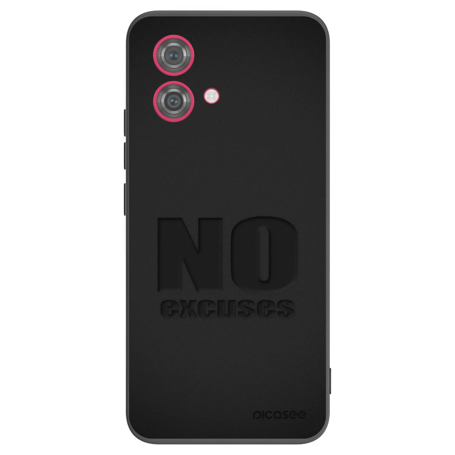 Picasee husă neagră din silicon pentru Motorola Moto G84 5G - No Excuses
