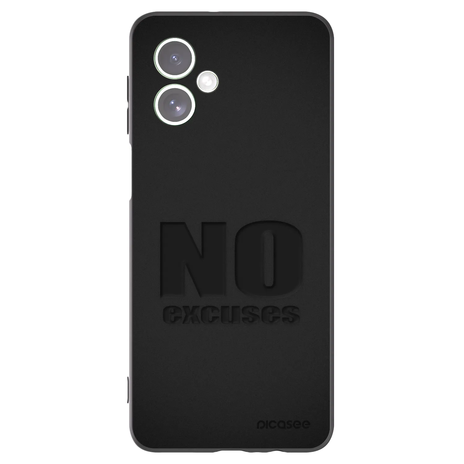 Picasee husă neagră din silicon pentru Motorola Moto G54 5G - No Excuses