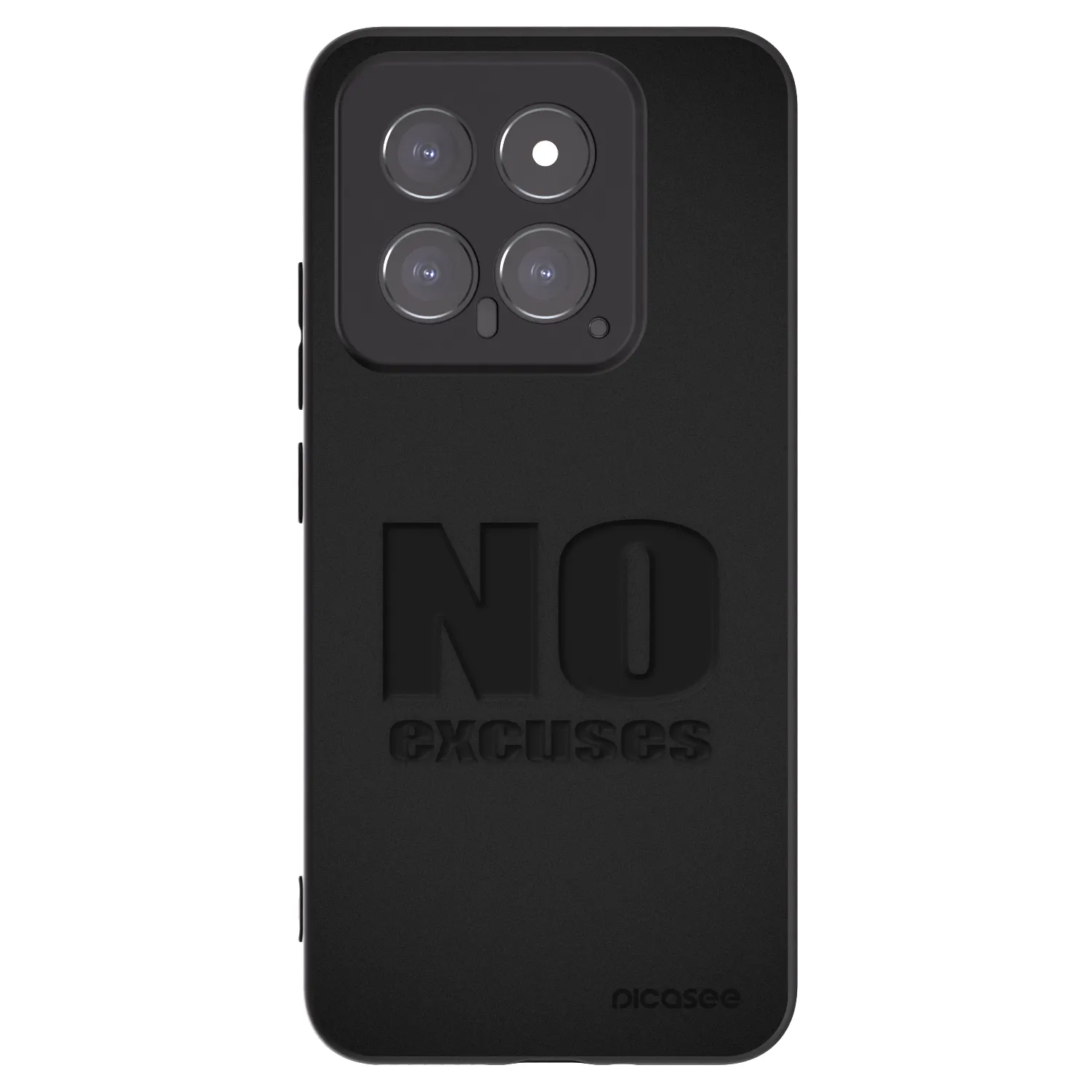Picasee husă neagră din silicon pentru Xiaomi 14 - No Excuses