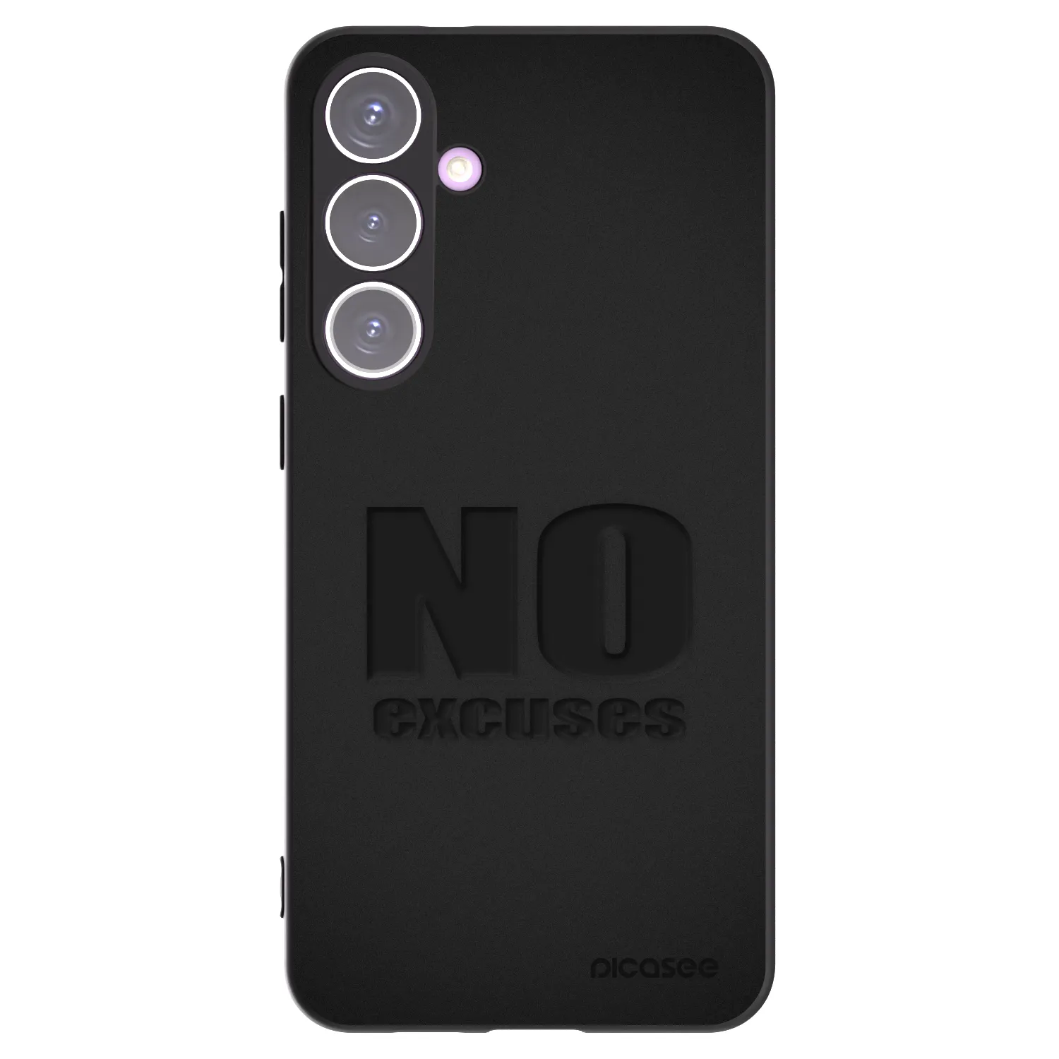 Picasee husă neagră din silicon pentru Samsung Galaxy S24+ S926B 5G - No Excuses
