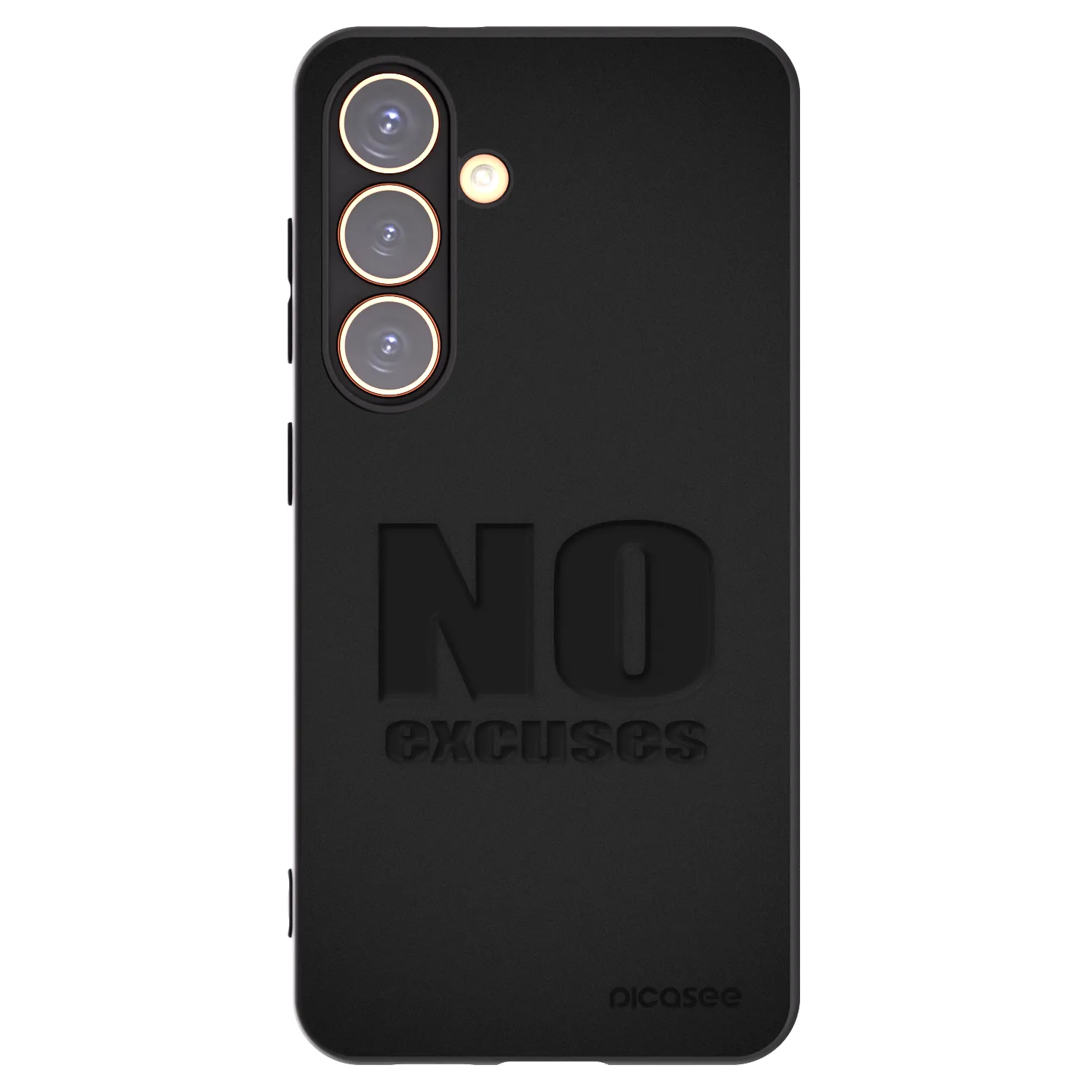 Picasee husă neagră din silicon pentru Samsung Galaxy S24 S921B 5G - No Excuses