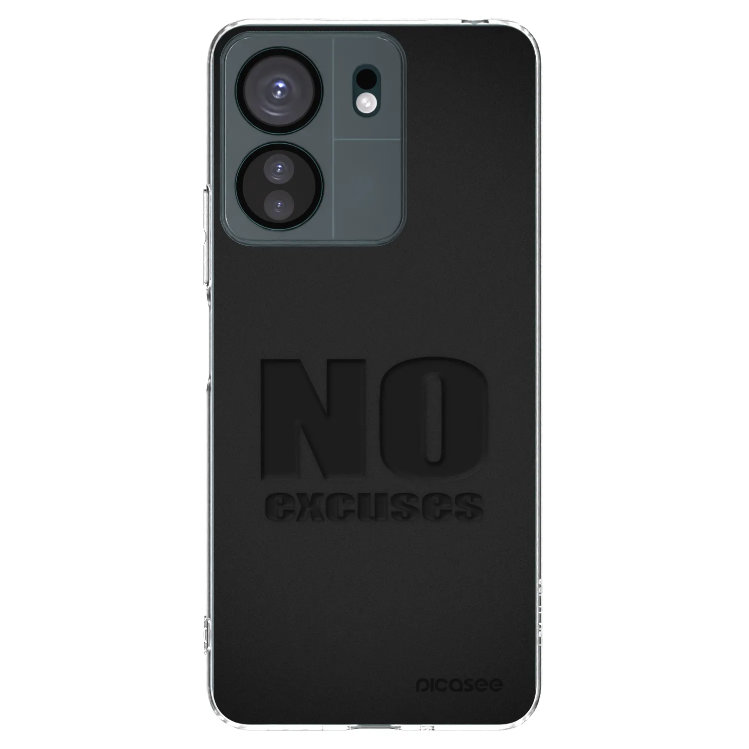 Picasee husă transparentă din silicon pentru Xiaomi Redmi 13C 4G - No Excuses