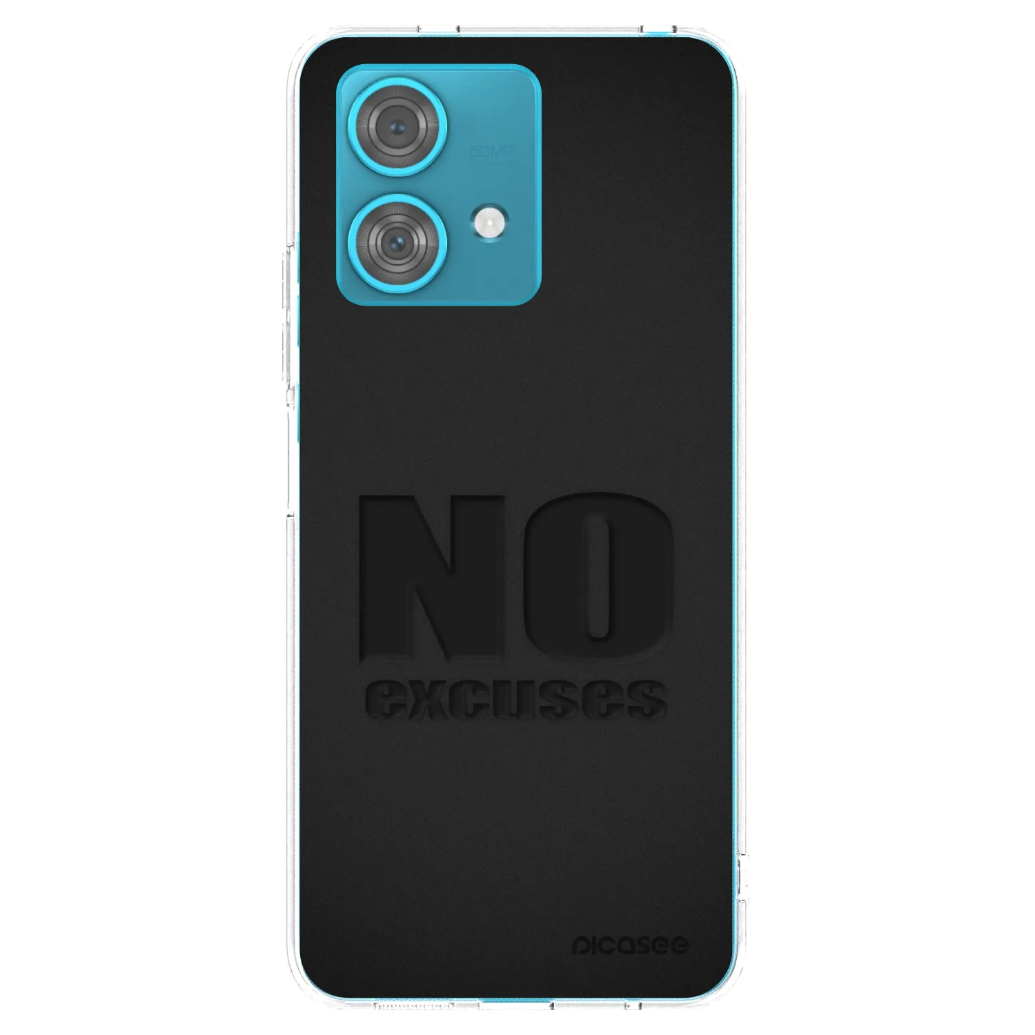 Picasee husă transparentă din silicon pentru Motorola Edge 40 Neo - No Excuses