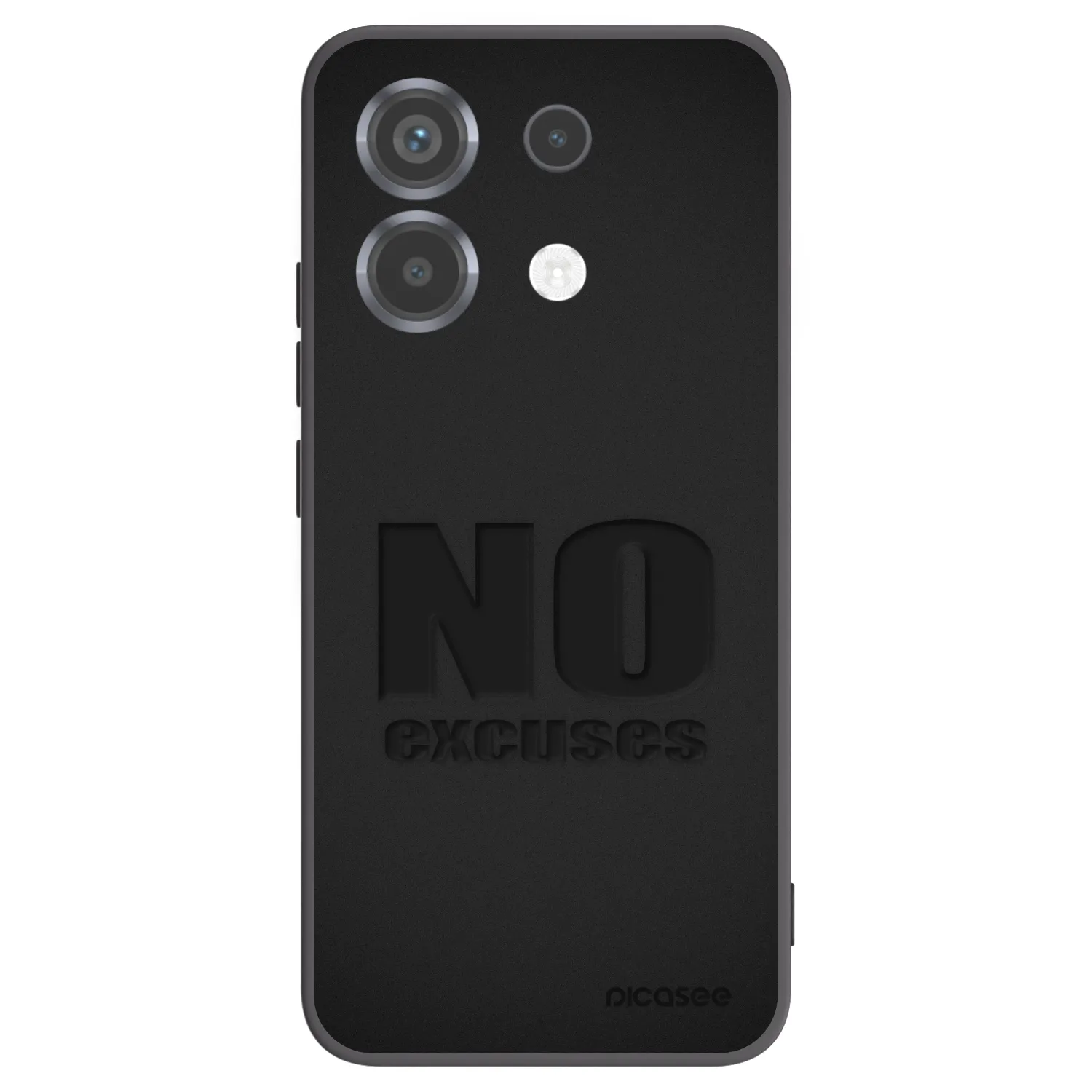 Picasee husă neagră din silicon pentru Xiaomi Poco X6 - No Excuses