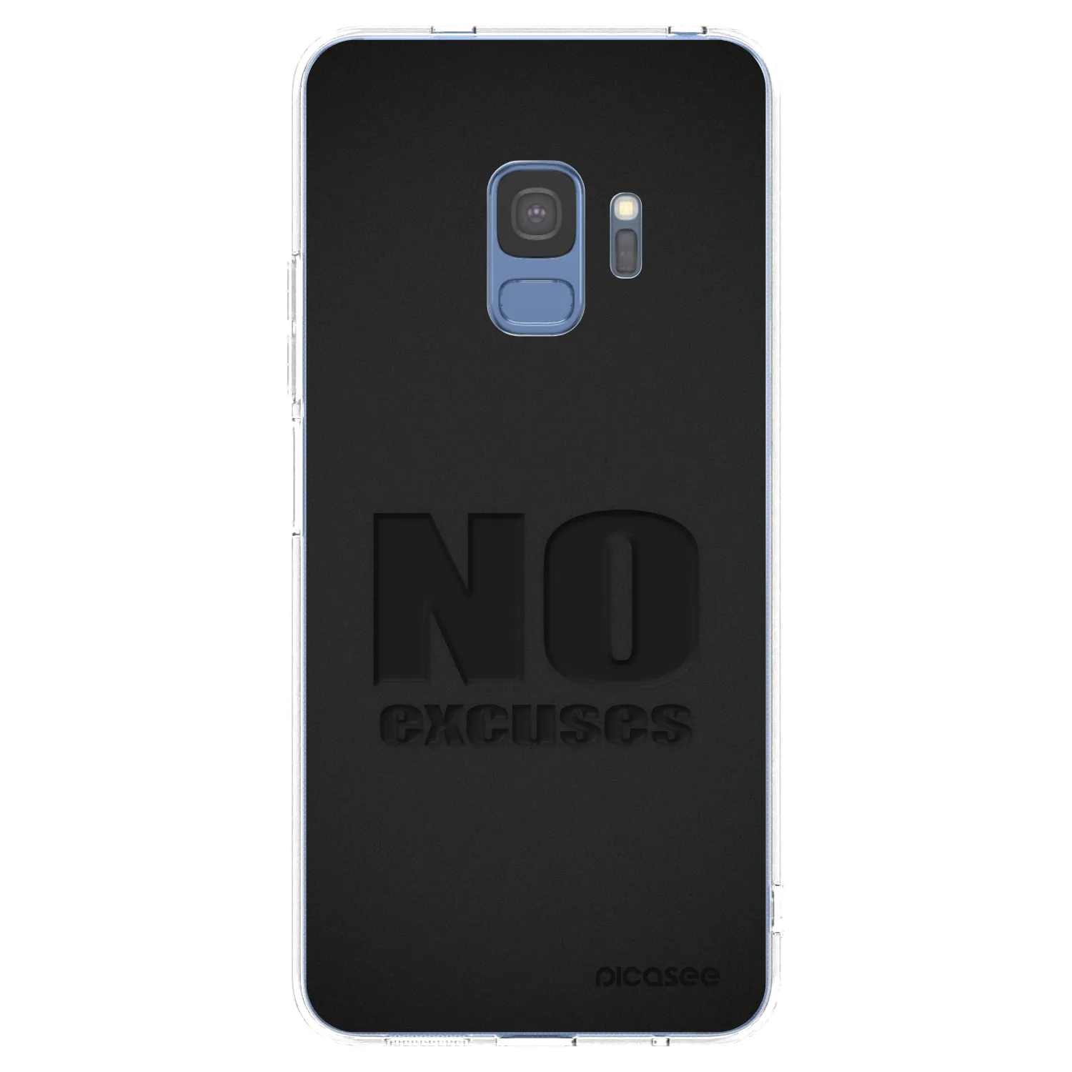 Picasee husă transparentă din silicon pentru Samsung Galaxy S9 G960F - No Excuses