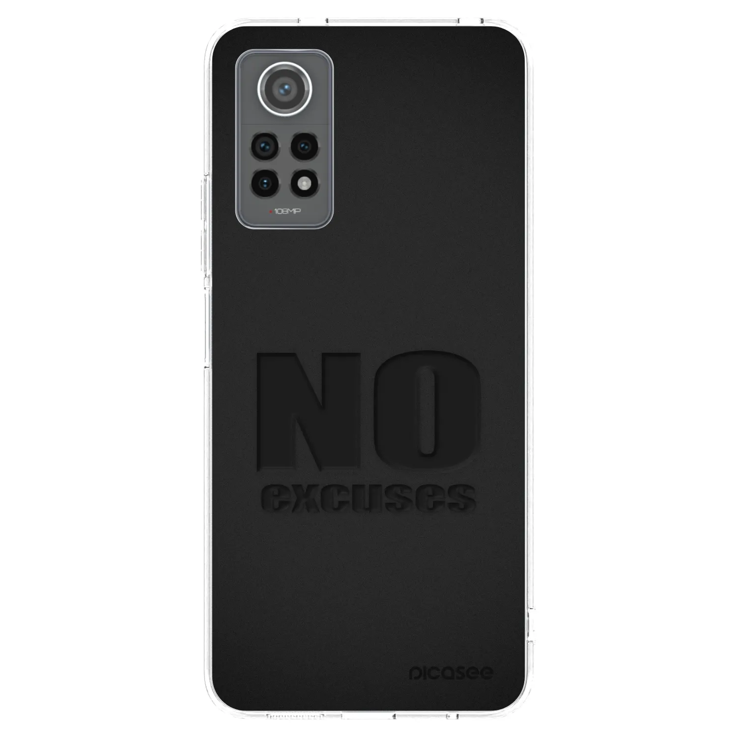 Picasee husă transparentă din silicon pentru Xiaomi Redmi Note 12 Pro 4G - No Excuses