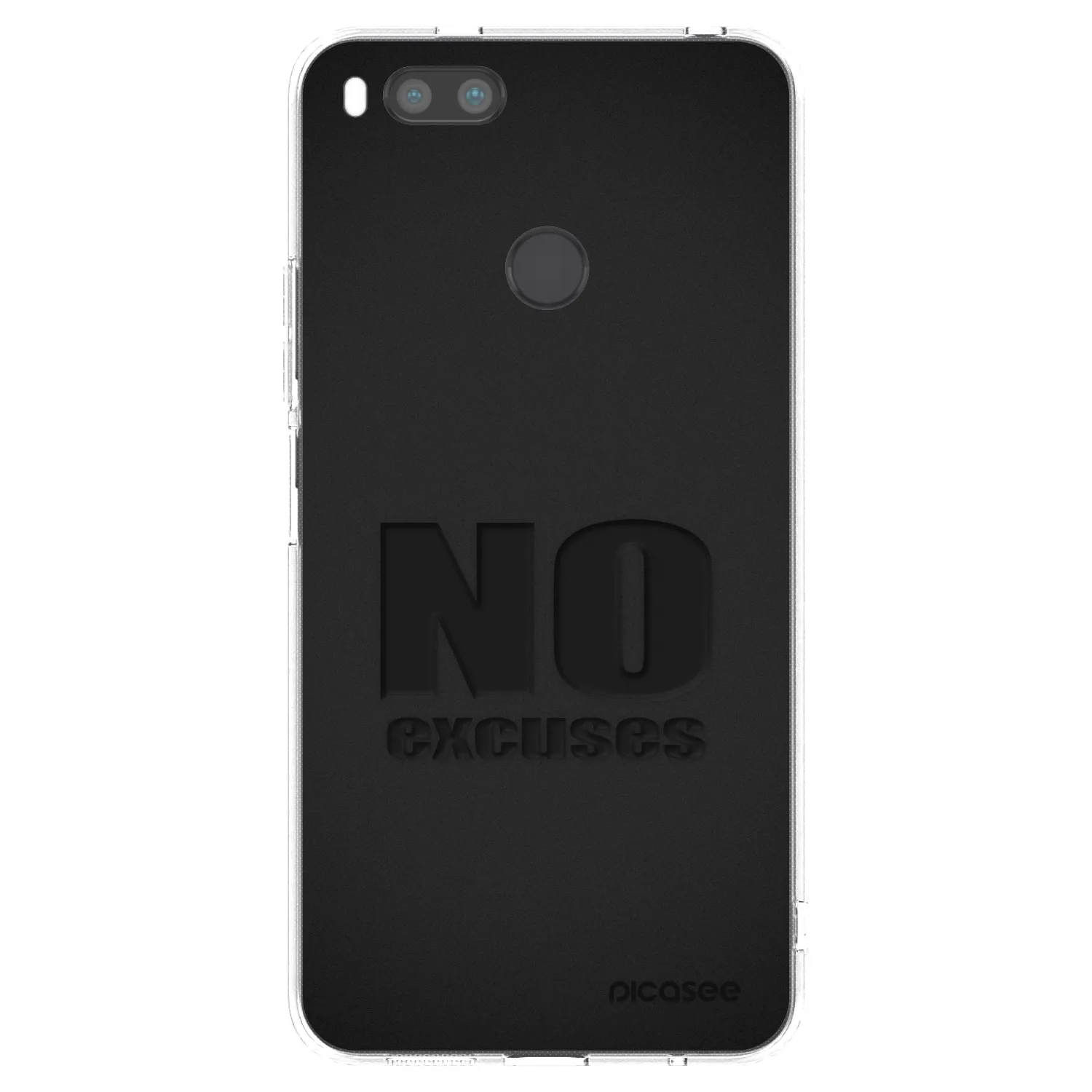 Picasee husă transparentă din silicon pentru Xiaomi Mi A1 Global - No Excuses