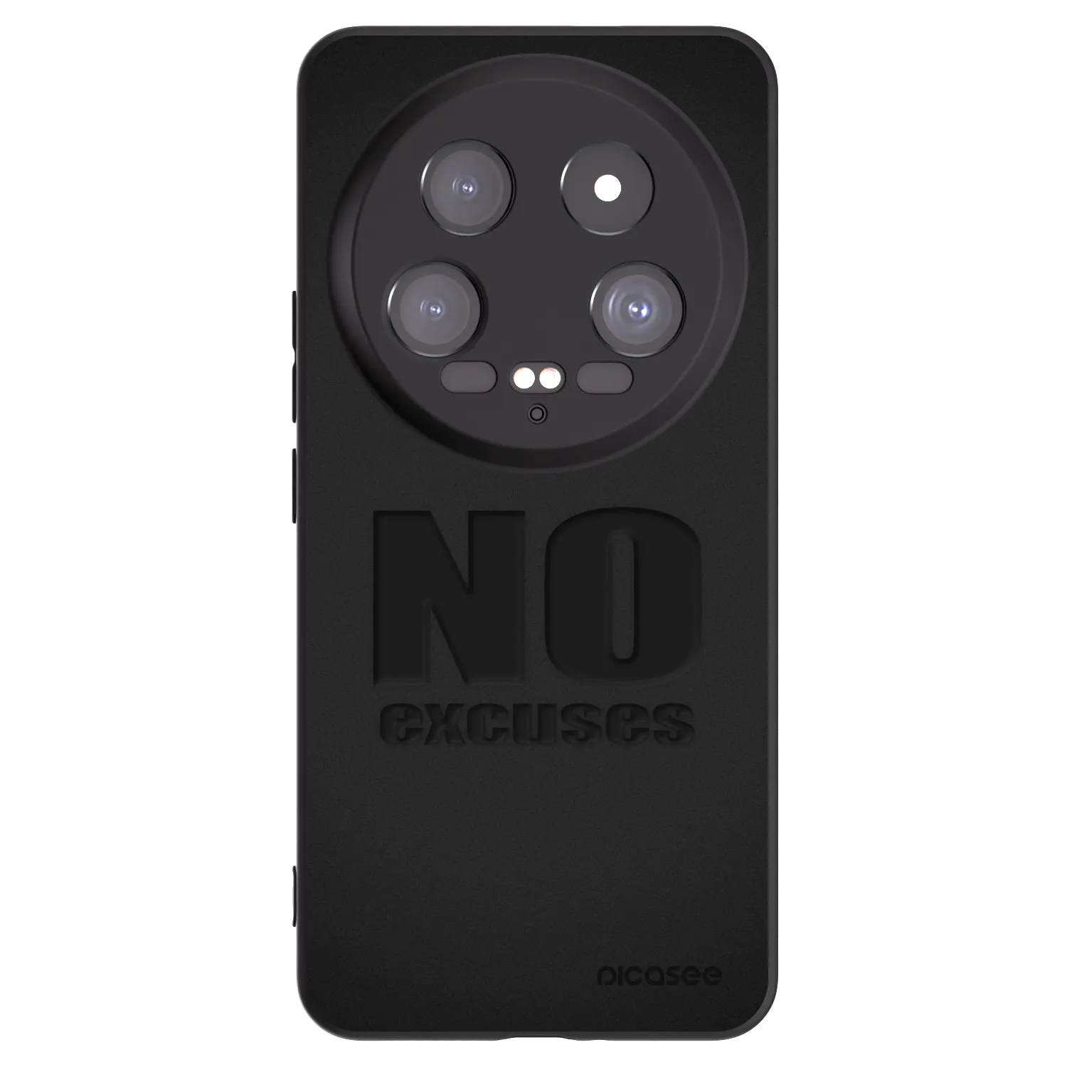 Picasee husă neagră din silicon pentru Xiaomi 14 Ultra - No Excuses