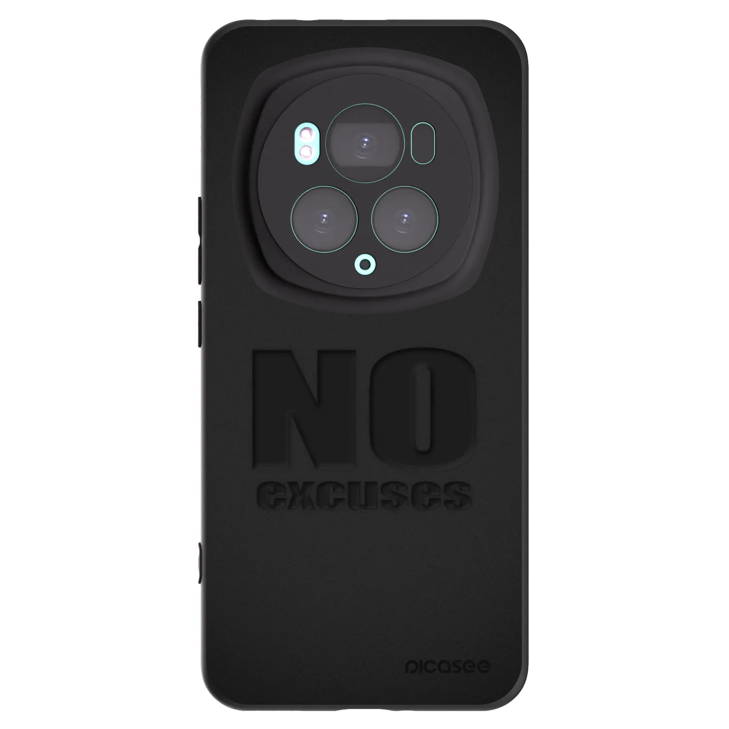 Picasee husă neagră din silicon pentru Honor Magic6 Pro - No Excuses
