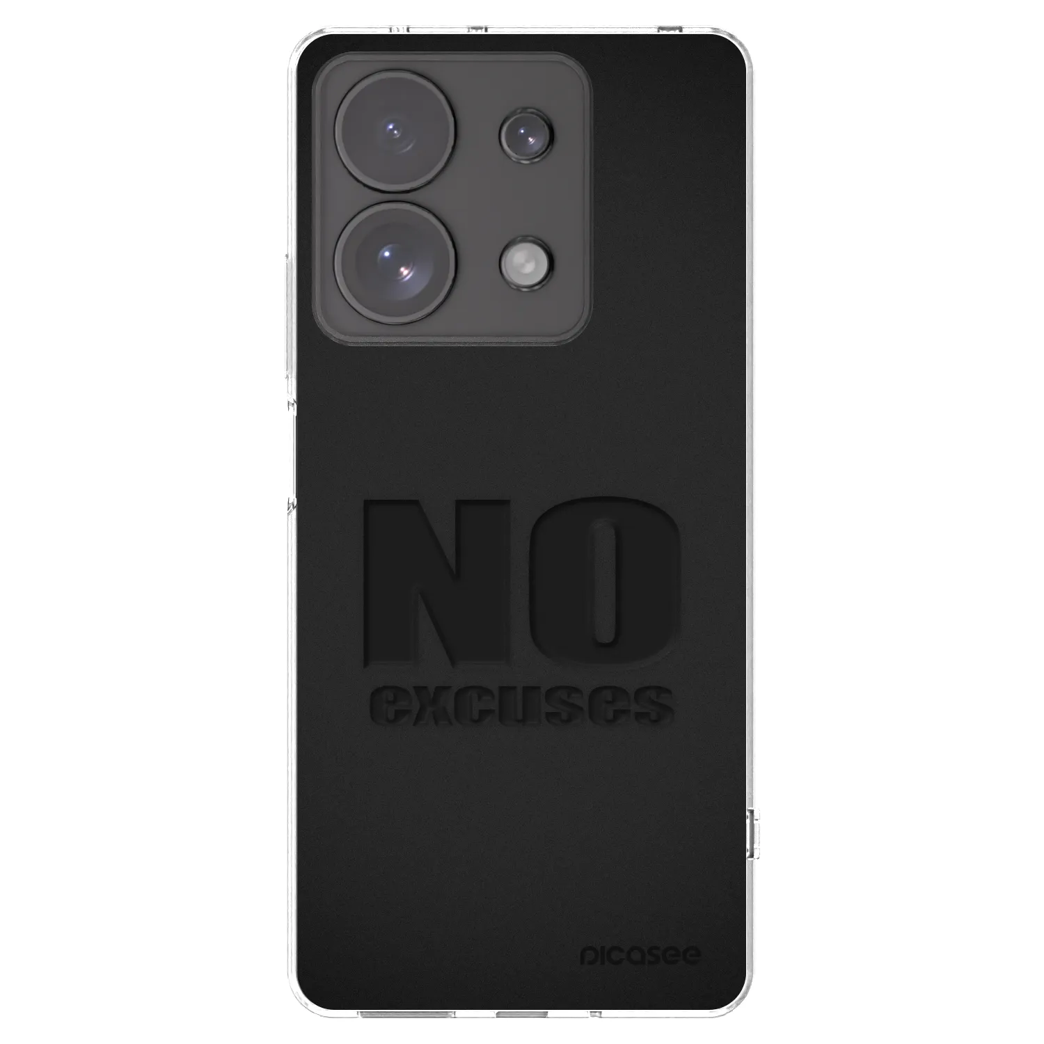 Picasee husă transparentă din silicon pentru Xiaomi Redmi Note 13 Pro 4G - No Excuses