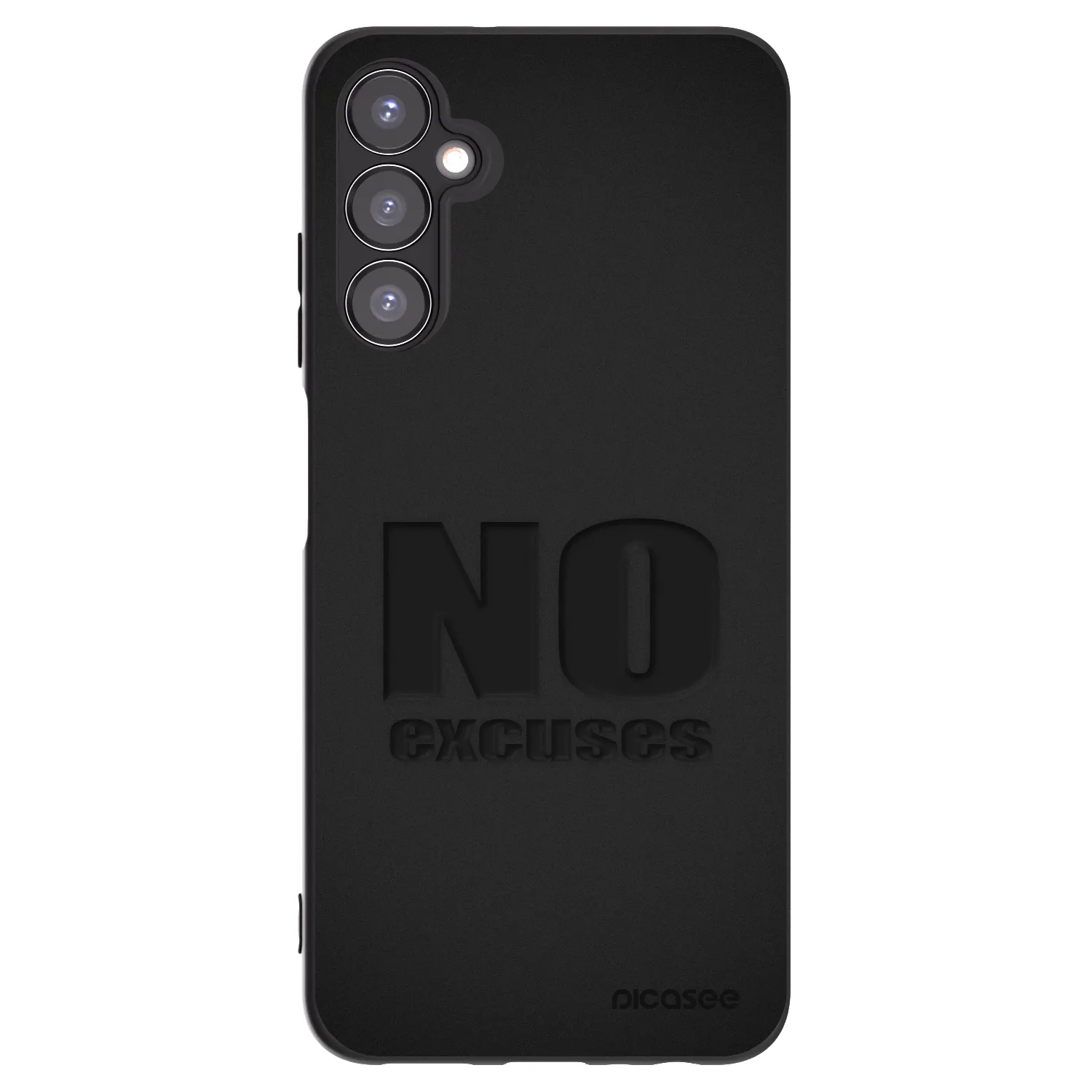Picasee husă neagră din silicon pentru Samsung Galaxy A05s A057G - No Excuses