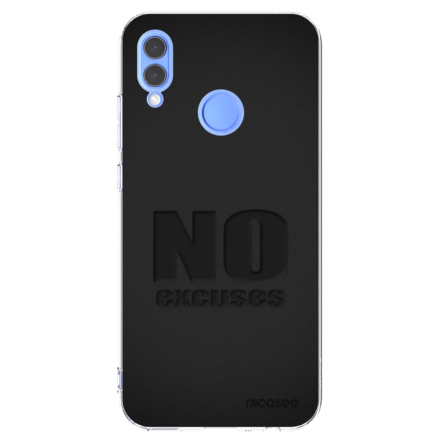 Picasee husă transparentă din silicon pentru Honor 10 Lite - No Excuses