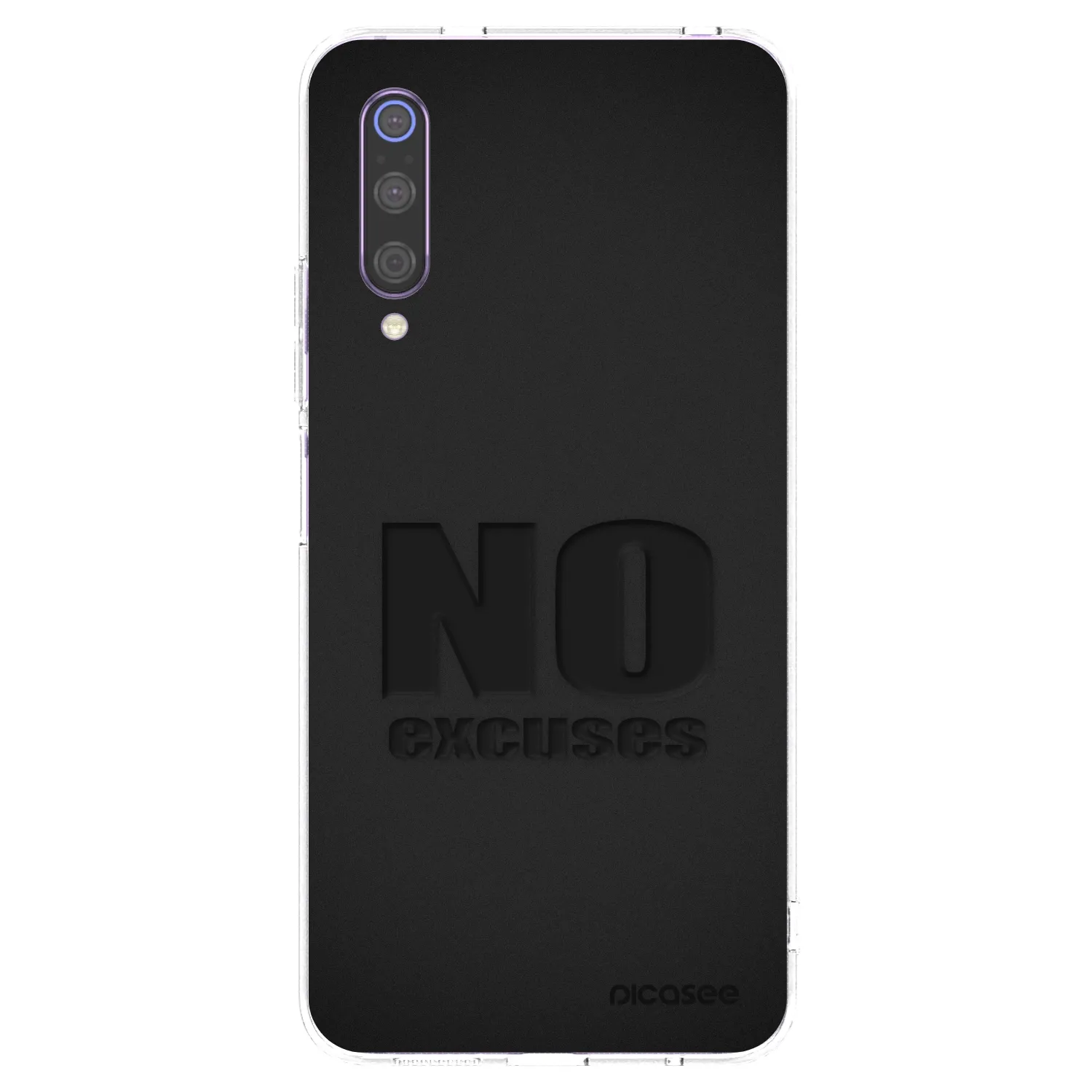Picasee husă transparentă din silicon pentru Xiaomi Mi 9 - No Excuses