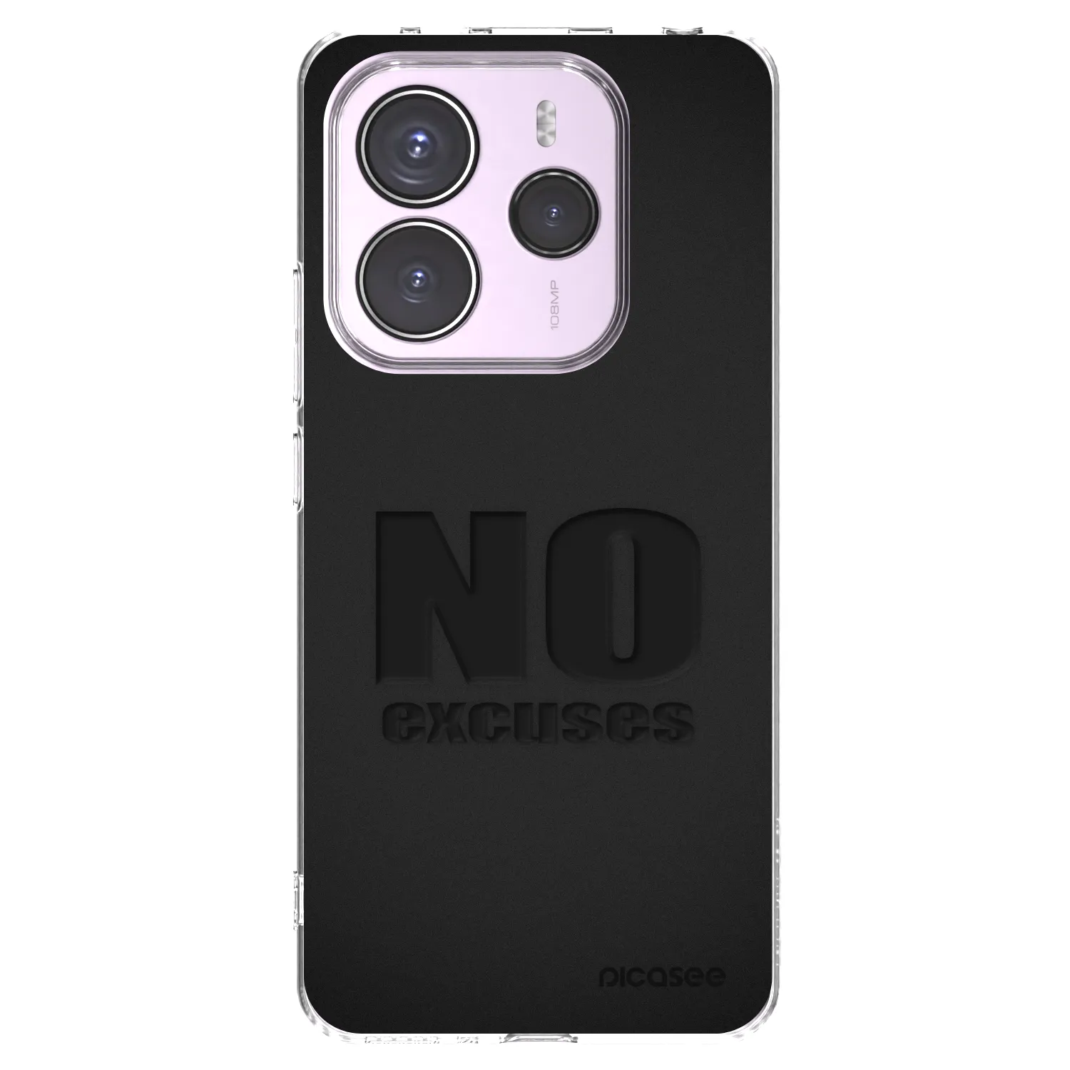 Picasee husă transparentă din silicon pentru Xiaomi Redmi Note 14 5G - No Excuses