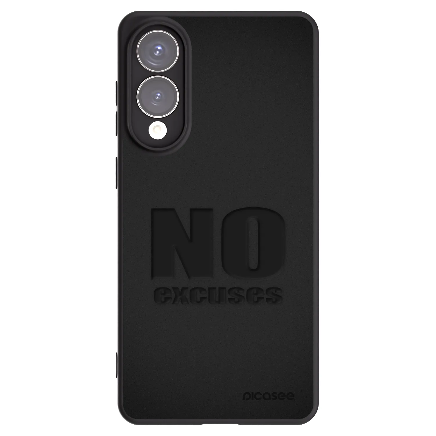 Picasee husă neagră din silicon pentru Samsung Galaxy S25 Edge 5G - No Excuses