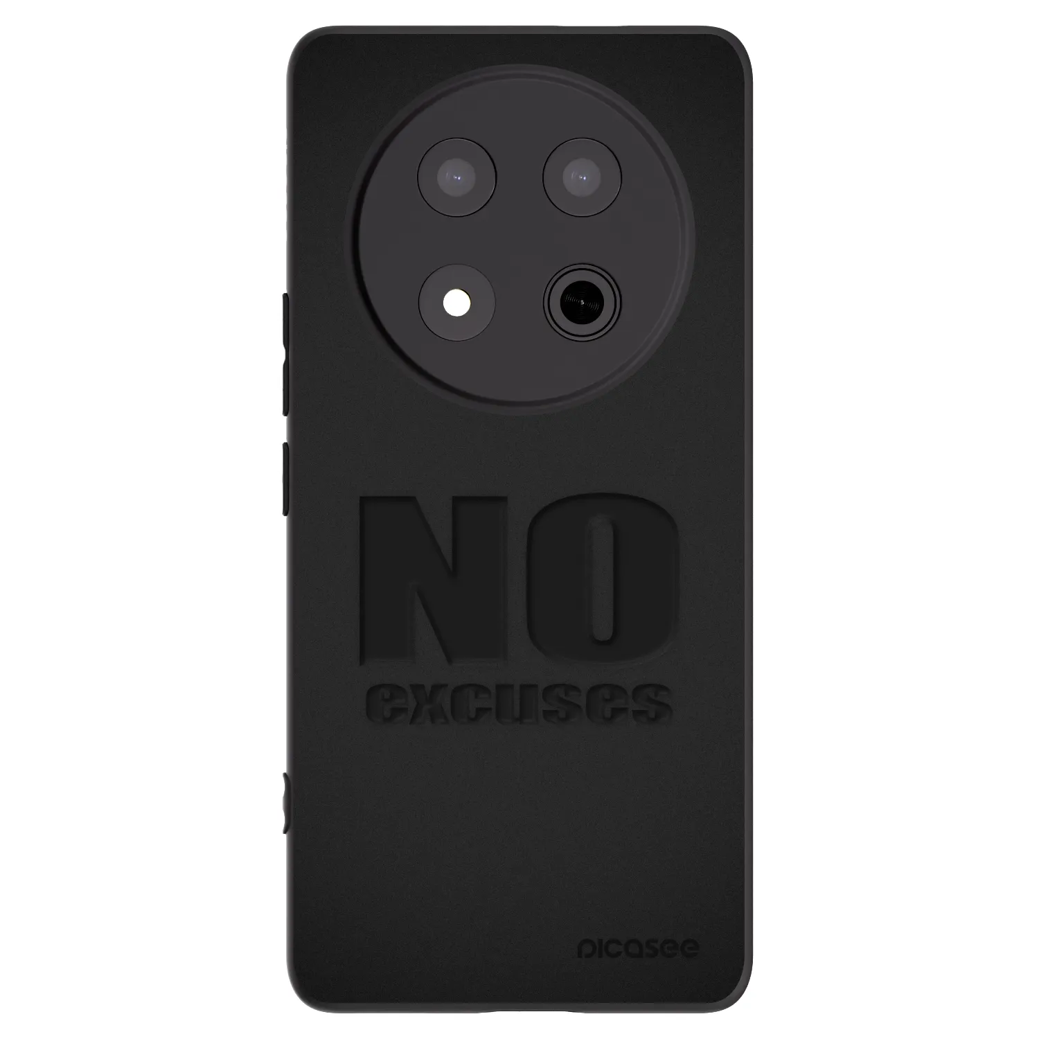 Picasee husă neagră din silicon pentru Honor Magic7 Lite 5G - No Excuses