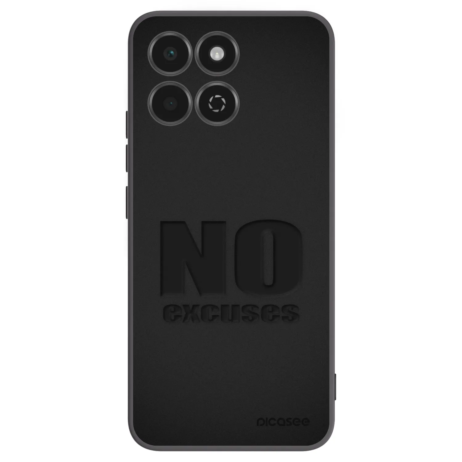 Picasee husă neagră din silicon pentru Honor 200 Smart 5G - No Excuses