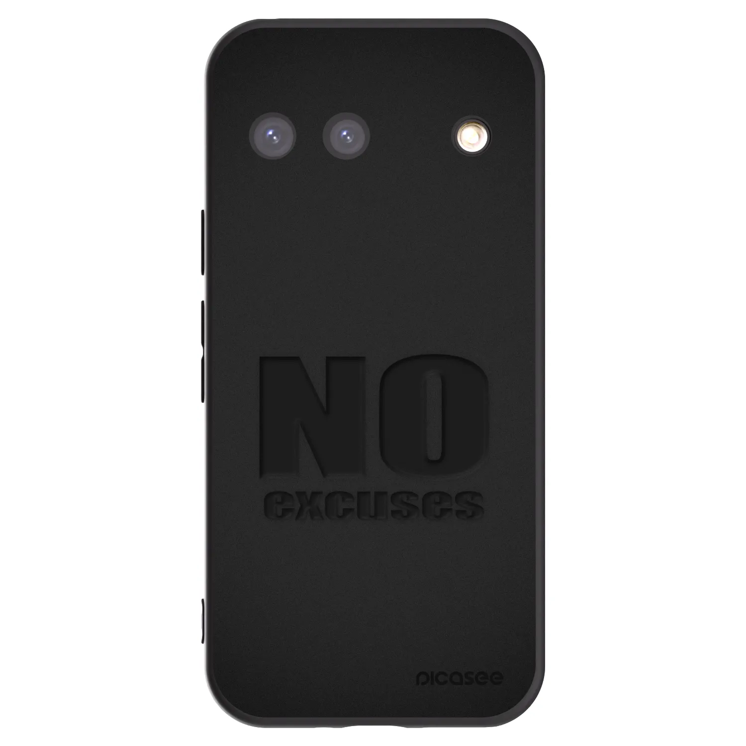 Picasee husă neagră din silicon pentru Google Pixel 9 - No Excuses