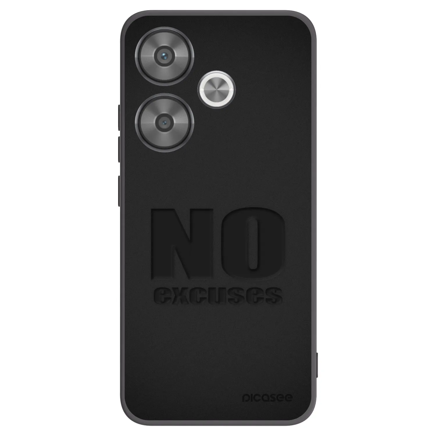 Picasee husă neagră din silicon pentru Xiaomi Poco F6 - No Excuses