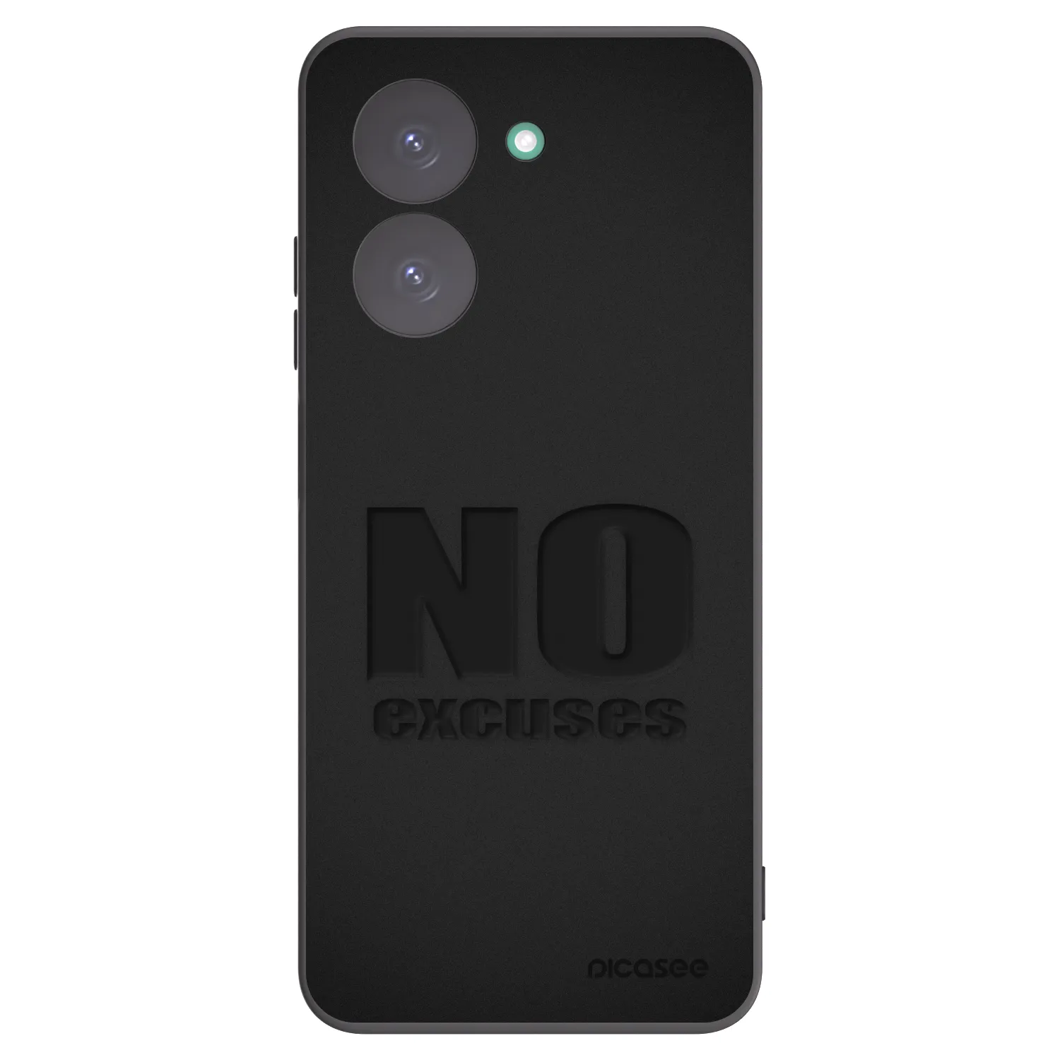 Picasee husă neagră din silicon pentru Xiaomi Redmi A5 - No Excuses