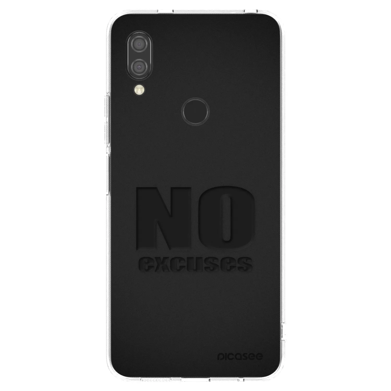 Picasee husă transparentă din silicon pentru Xiaomi Redmi 7 - No Excuses