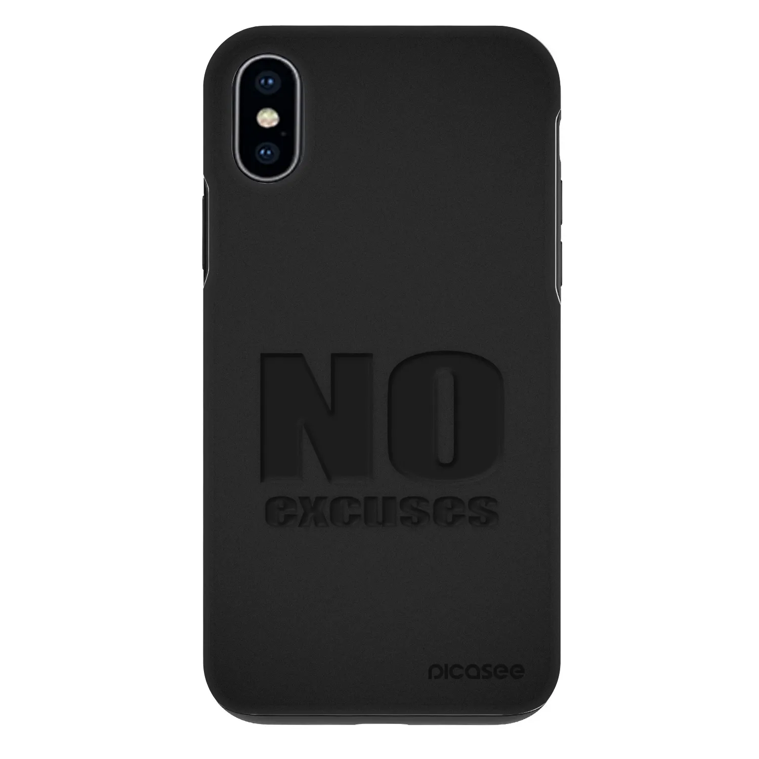 Picasee Fashion Case pentru Apple iPhone X/XS - No Excuses