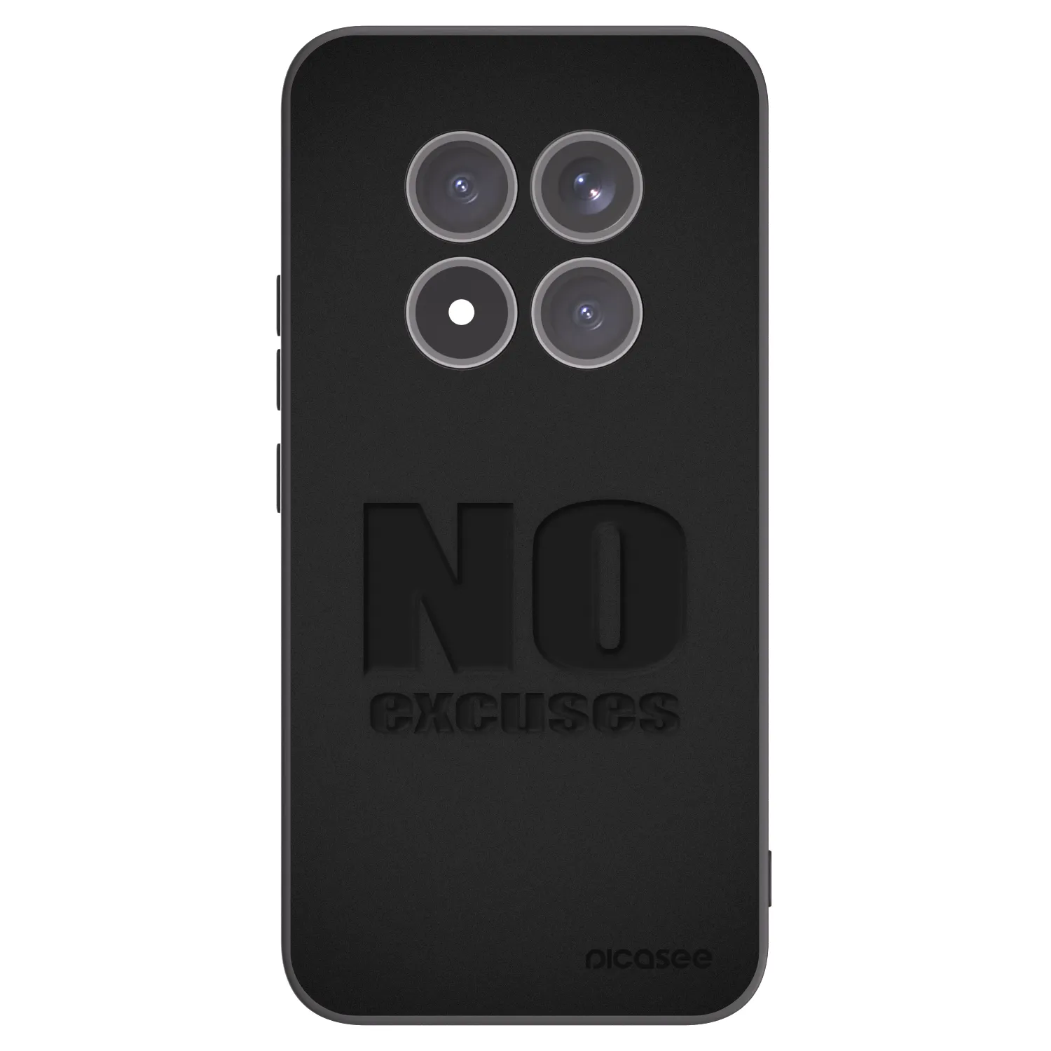 Picasee husă neagră din silicon pentru Xiaomi Redmi Note 15 Pro+ - No Excuses