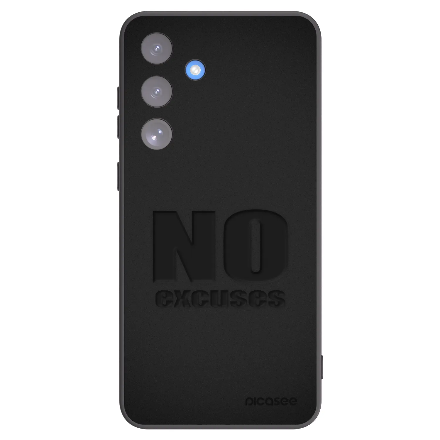 Picasee husă neagră din silicon pentru Samsung Galaxy S25 FE 5G - No Excuses