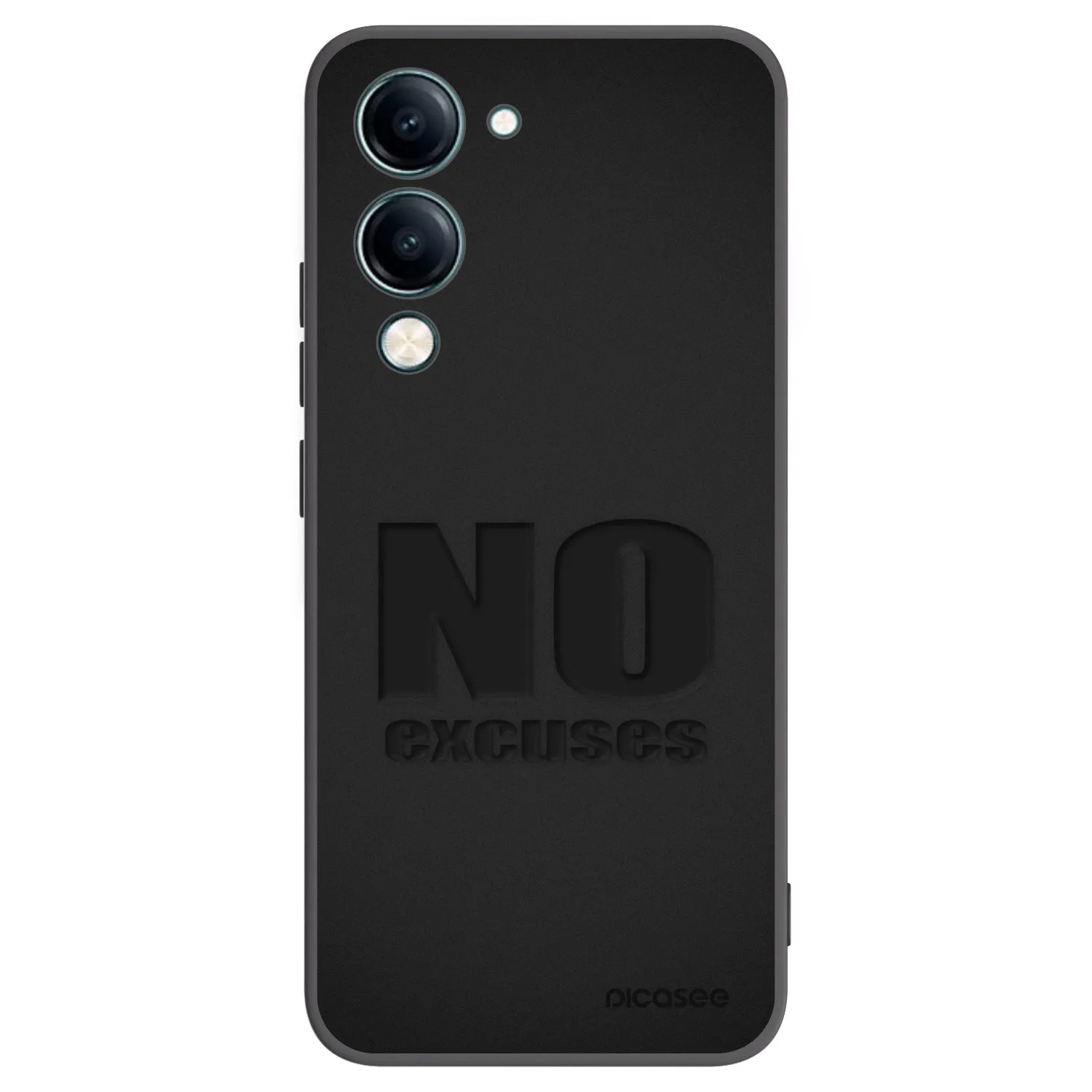 Picasee husă neagră din silicon pentru Vivo Y29s 5G - No Excuses