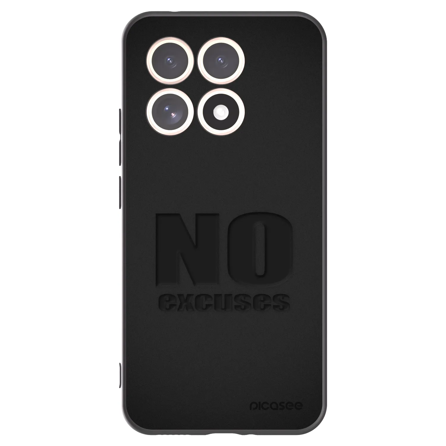 Picasee husă neagră din silicon pentru Xiaomi 15T - No Excuses