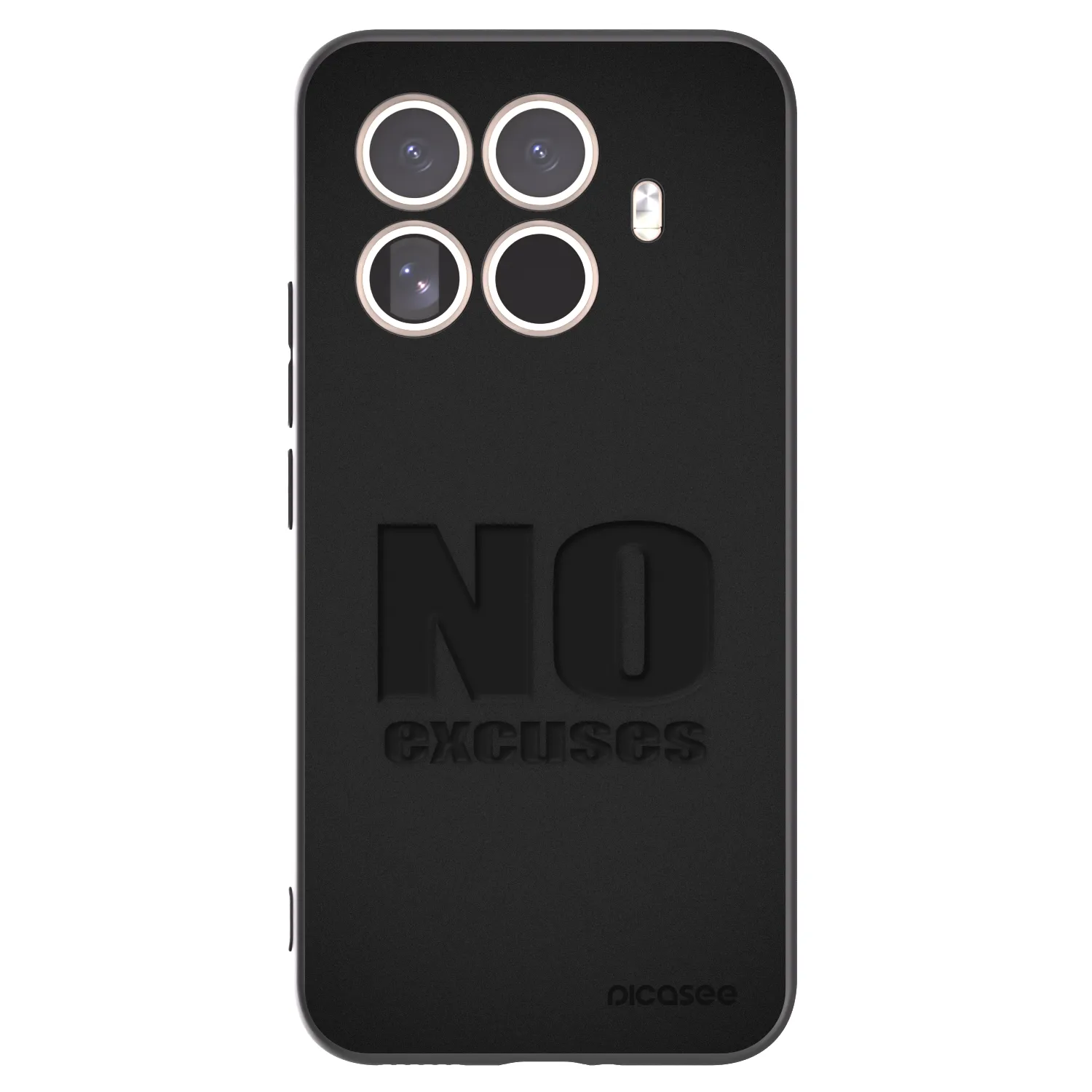 Picasee husă neagră din silicon pentru Xiaomi 15T Pro - No Excuses