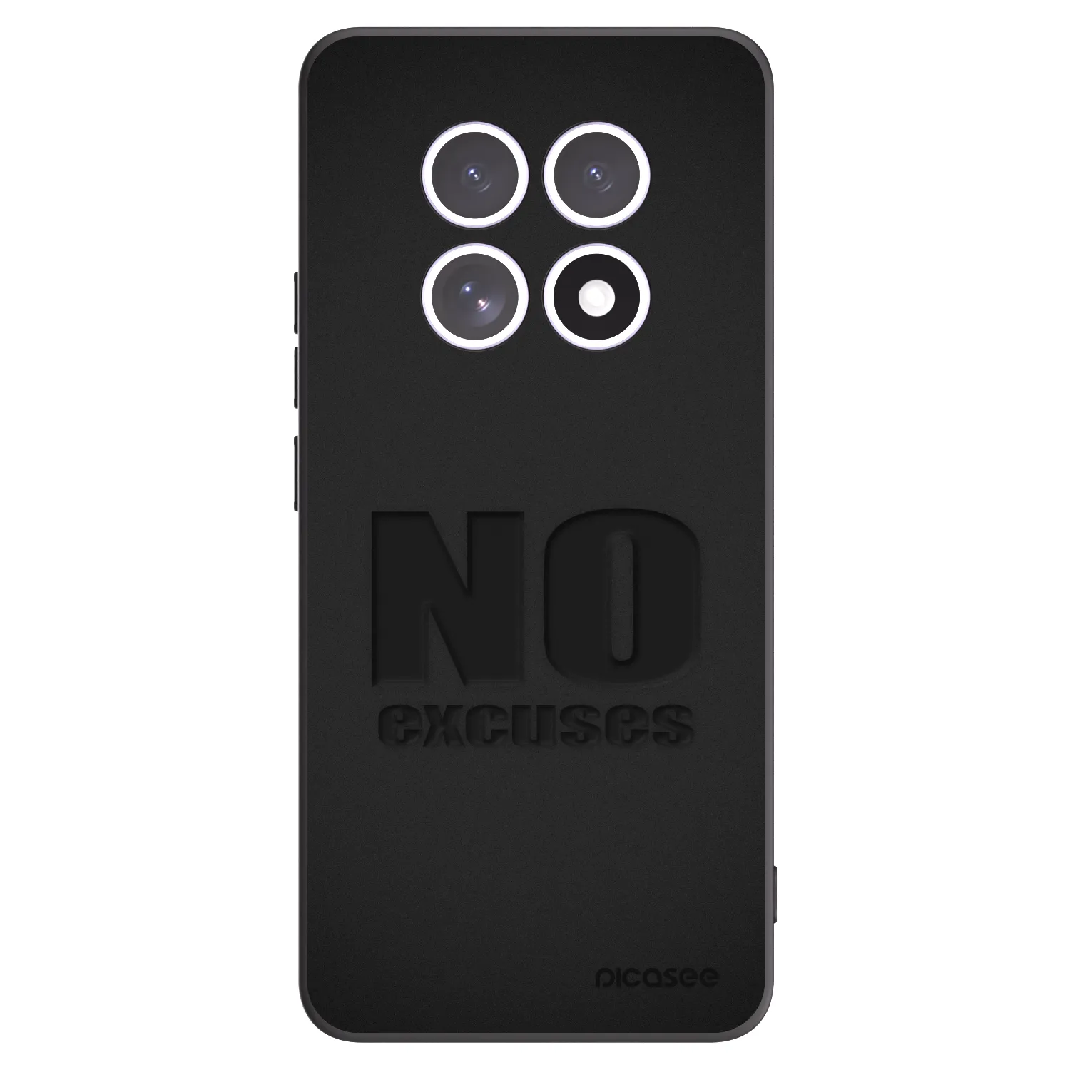 Picasee husă neagră din silicon pentru Xiaomi Redmi Note 15 - No Excuses