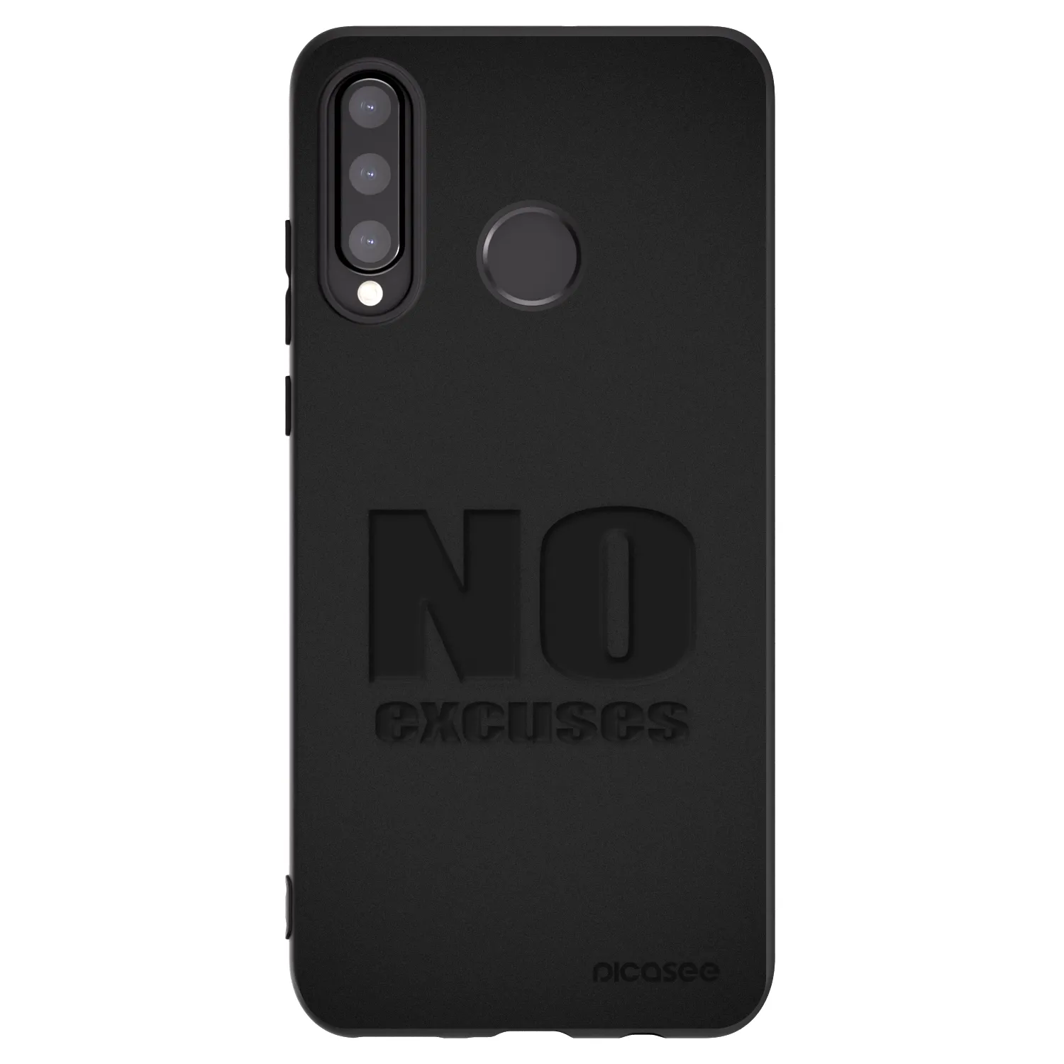 Picasee husă neagră din silicon pentru Huawei P30 Lite - No Excuses