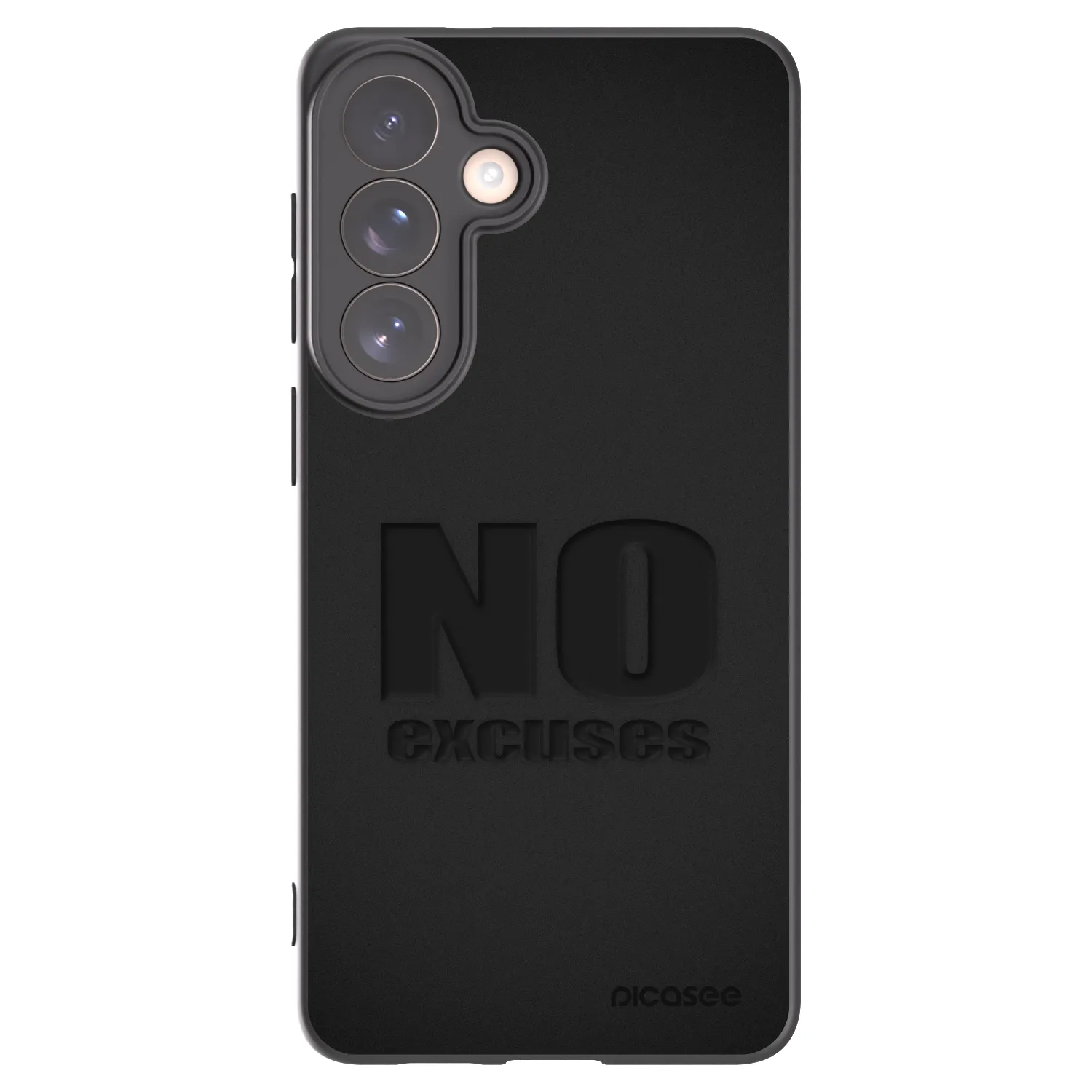 Picasee husă neagră din silicon pentru Samsung Galaxy S26+ - No Excuses