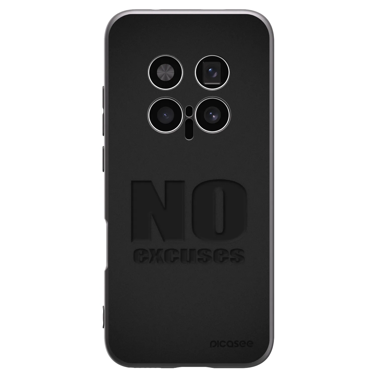 Picasee husă neagră din silicon pentru Honor Magic8 Pro 5G - No Excuses