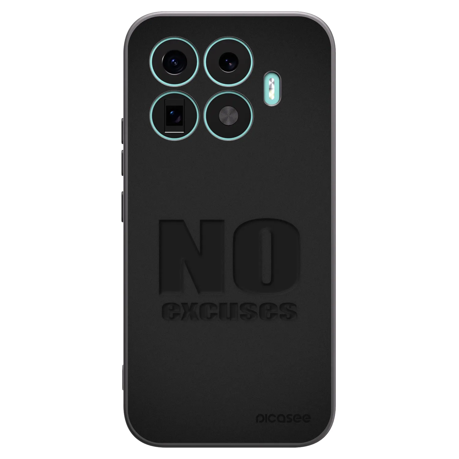 Picasee husă neagră din silicon pentru Xiaomi 17T - No Excuses