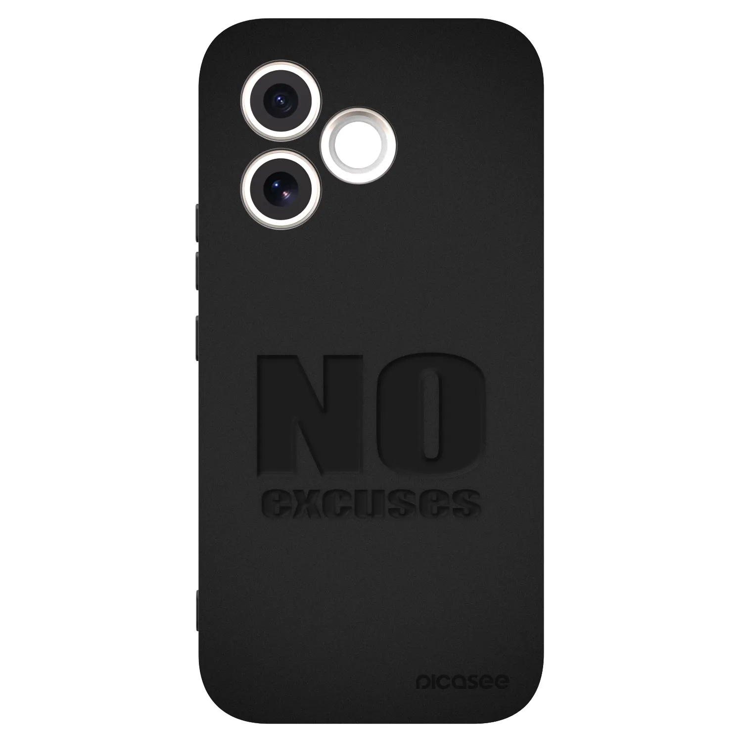 Picasee husă neagră din silicon pentru Honor 600 Lite - No Excuses