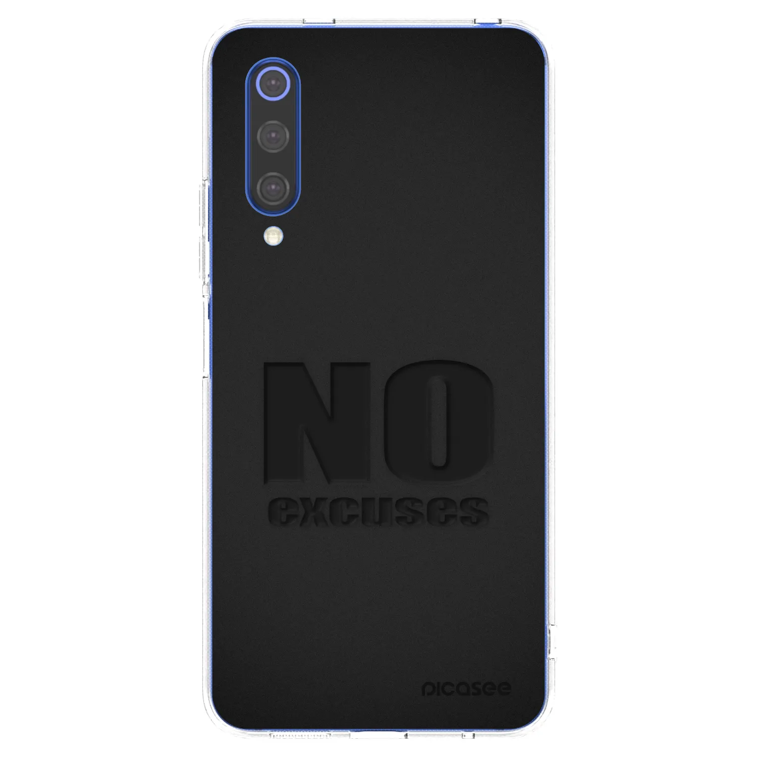 Picasee husă transparentă din silicon pentru Xiaomi Mi 9 SE - No Excuses