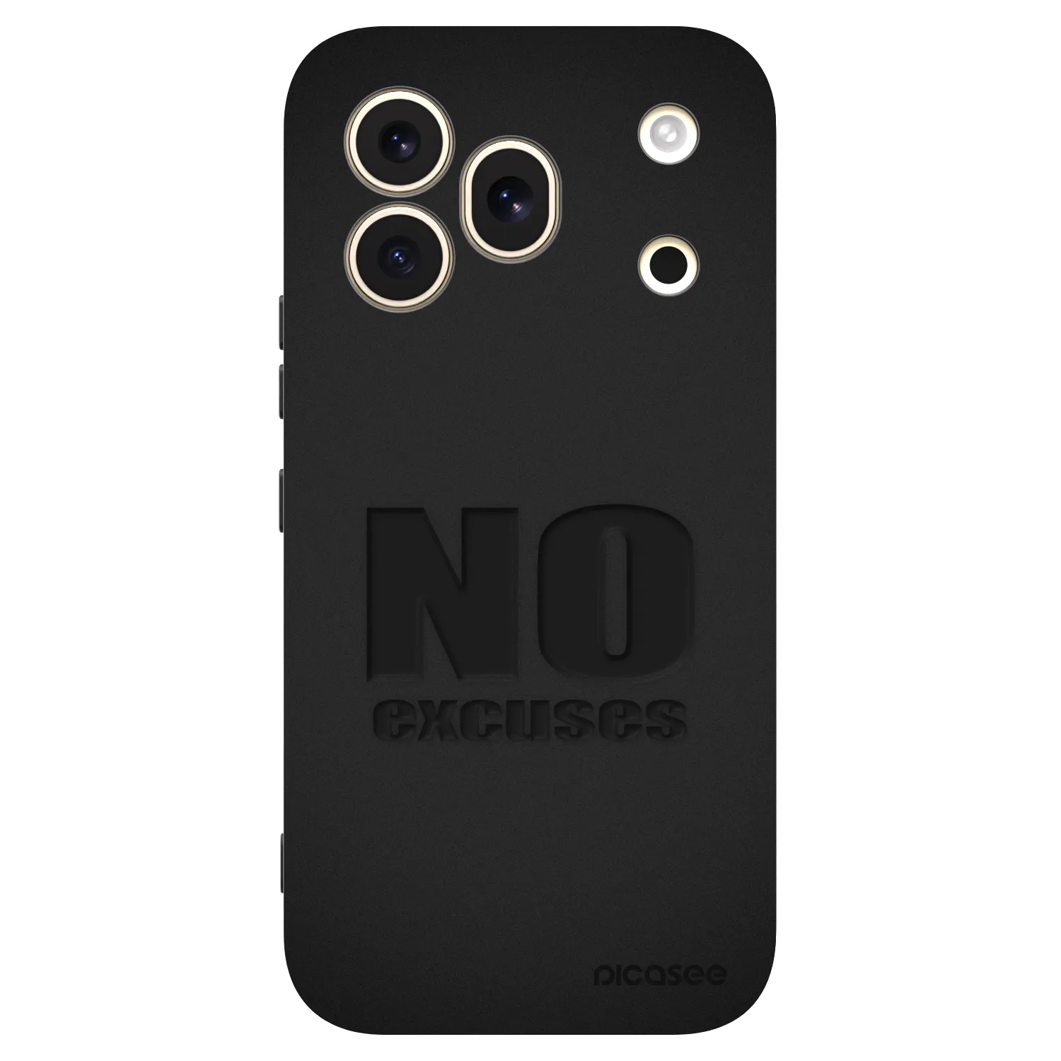 Picasee husă neagră din silicon pentru Honor 600 Pro - No Excuses