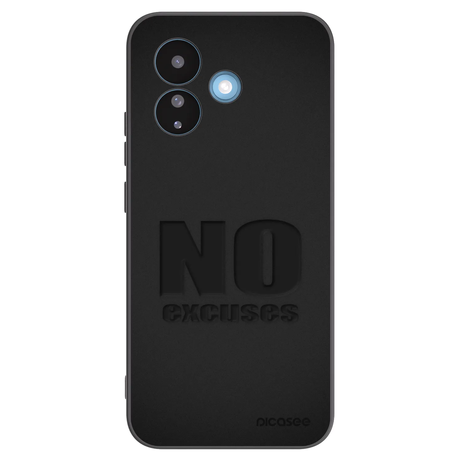 Picasee husă neagră din silicon pentru Xiaomi Redmi Note 17 Pro 5G - No Excuses