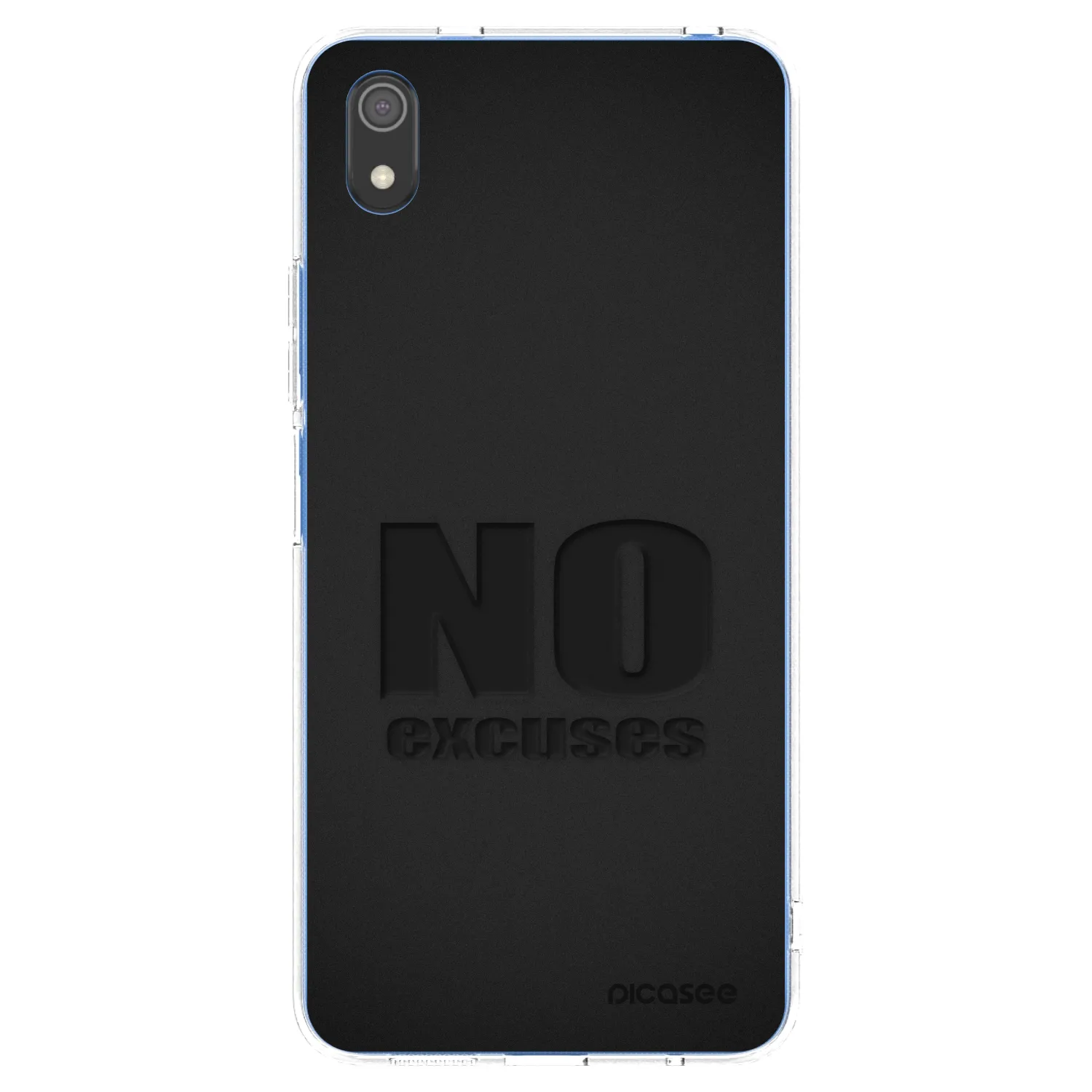 Picasee husă transparentă din silicon pentru Xiaomi Redmi 7A - No Excuses