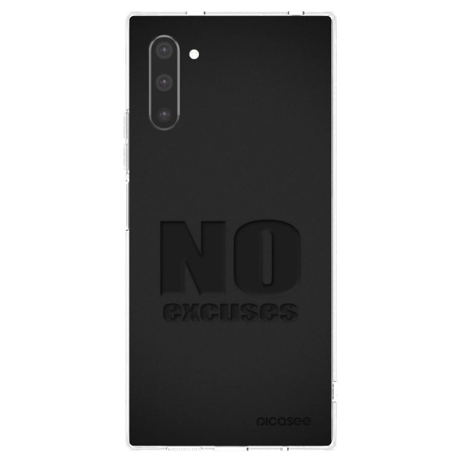 Picasee husă transparentă din silicon pentru Samsung Galaxy Note 10 N970F - No Excuses